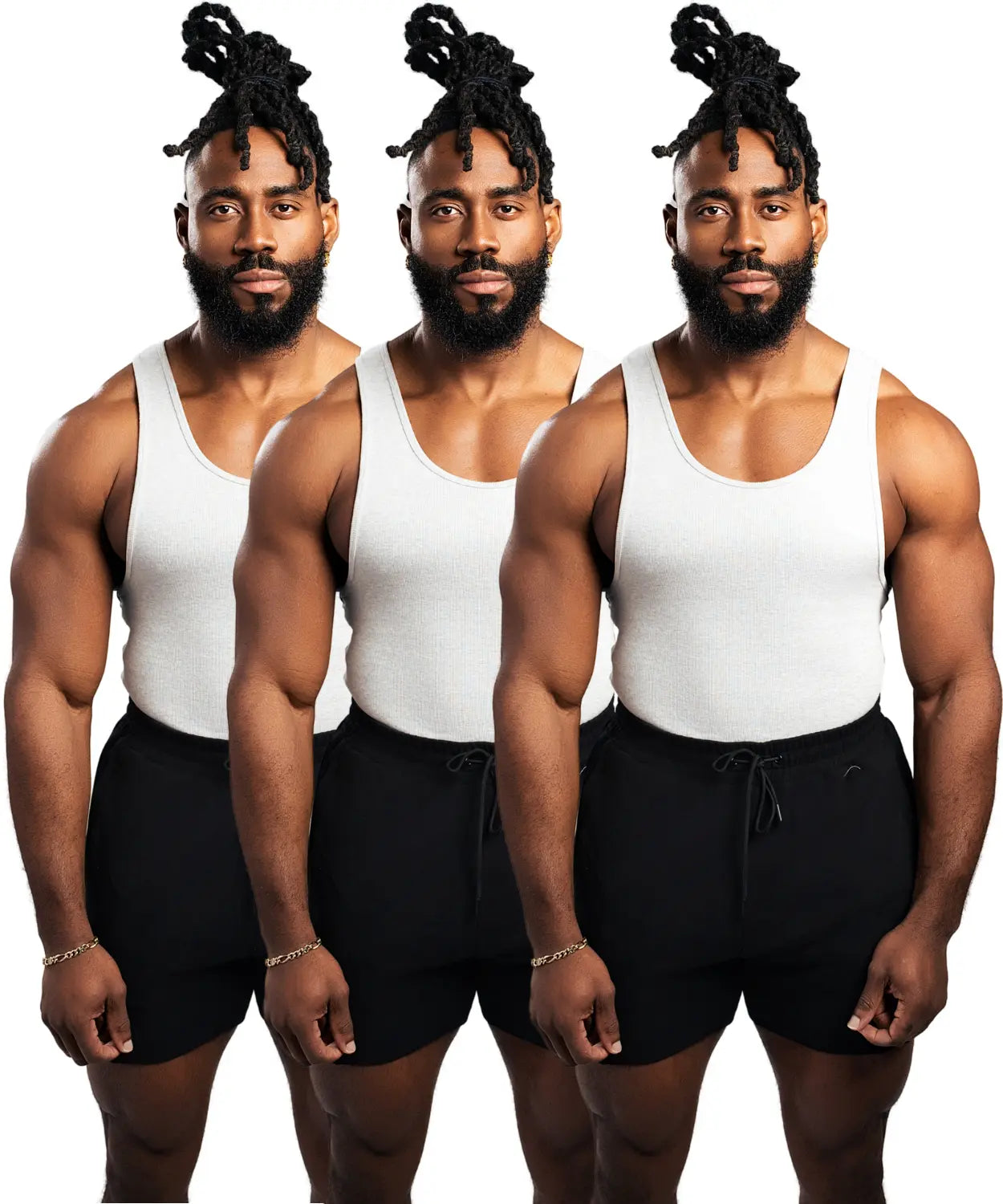 EKKO BEATERS (Please Size up) Cotton Spandex 340gsm Sleeveless Shirt Classic Tank Top - Men's Shirt with Classic Design Fitness Wear Athletic Wear - ekkovision