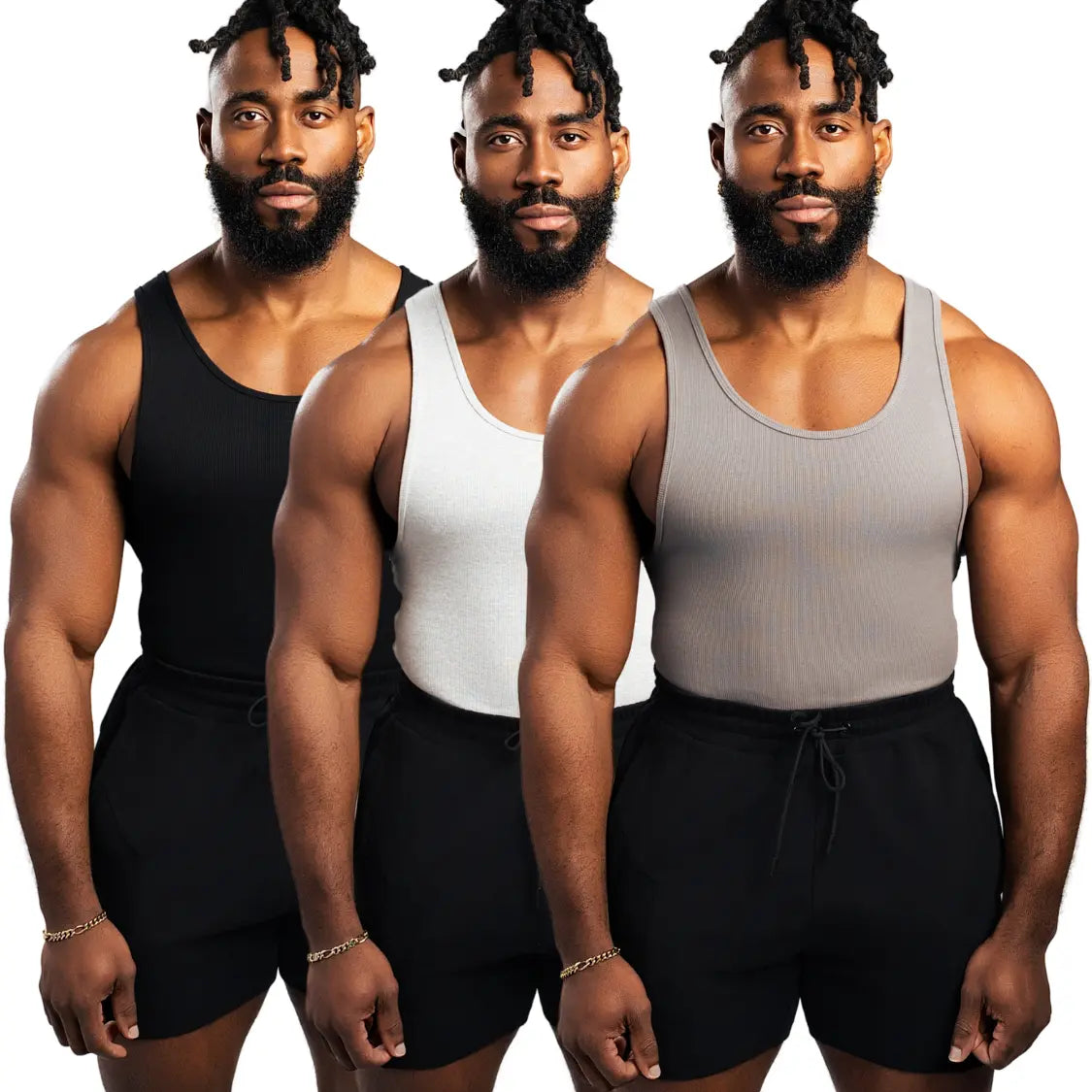 EKKO BEATERS (Please Size up) Cotton Spandex 340gsm Sleeveless Shirt Classic Tank Top - Men's Shirt with Classic Design Fitness Wear Athletic Wear - ekkovision
