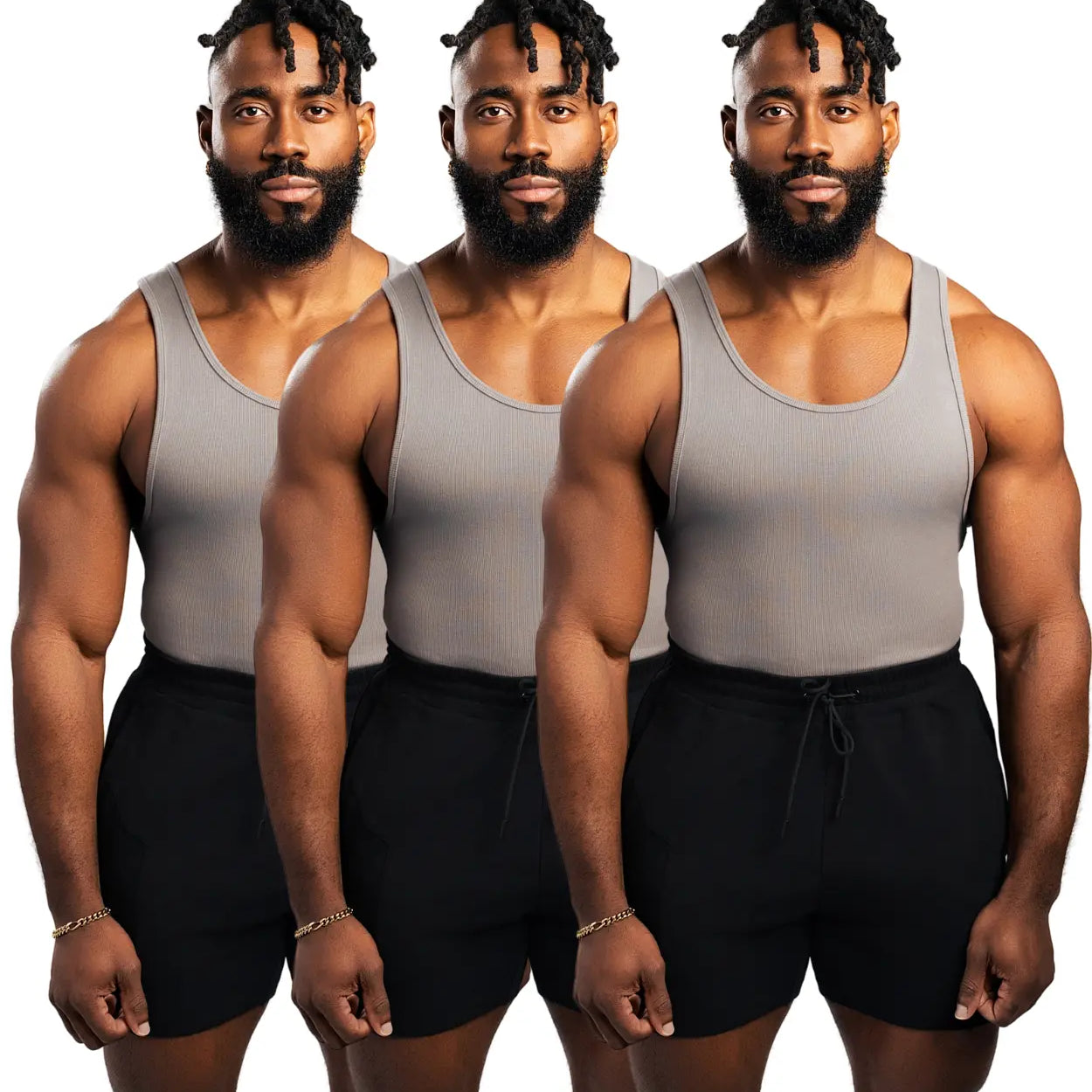 EKKO BEATERS (Please Size up) Cotton Spandex 340gsm Sleeveless Shirt Classic Tank Top - Men's Shirt with Classic Design Fitness Wear Athletic Wear - ekkovision