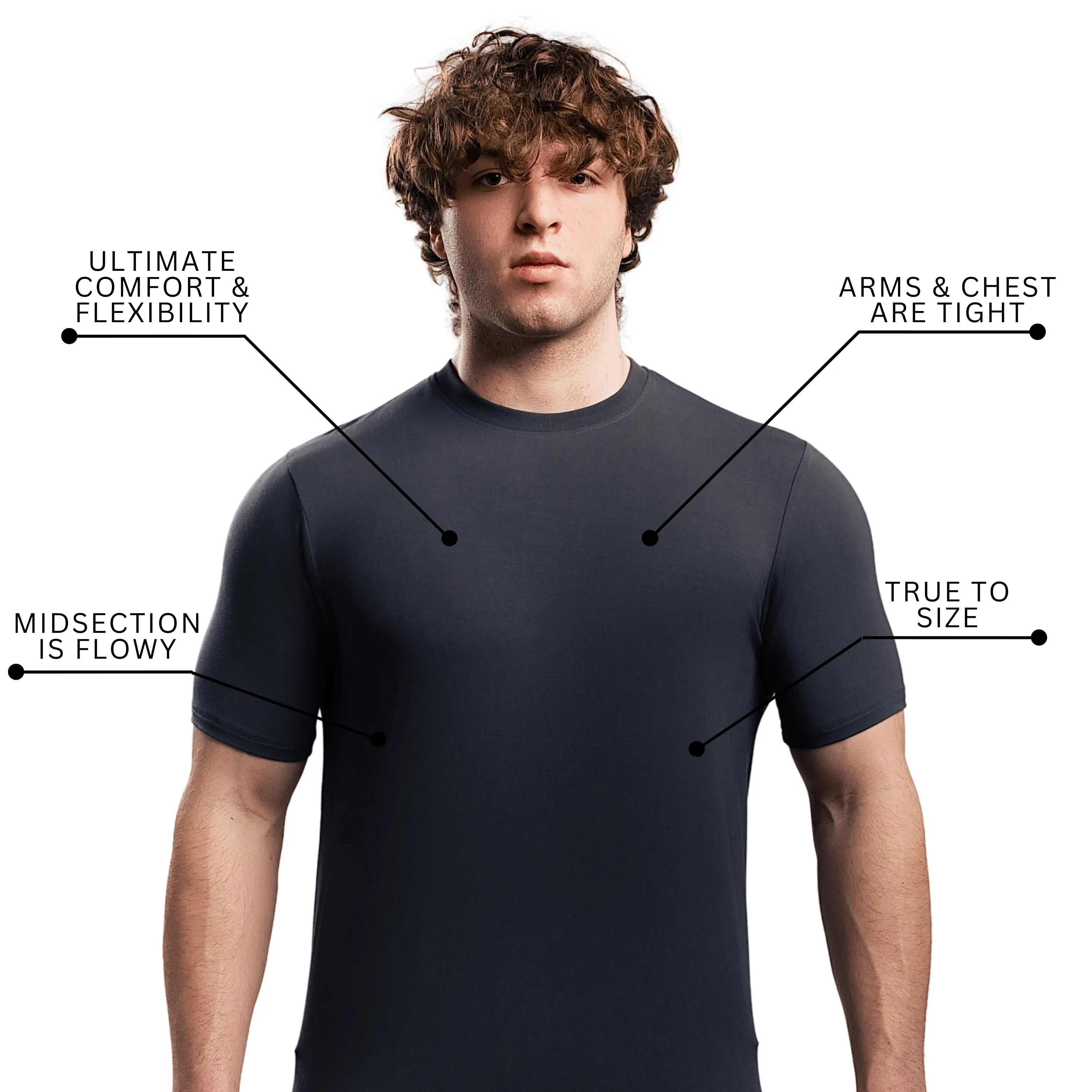 Black EKKO BLANK T Shirt (True to size) (Copy) ekkovision