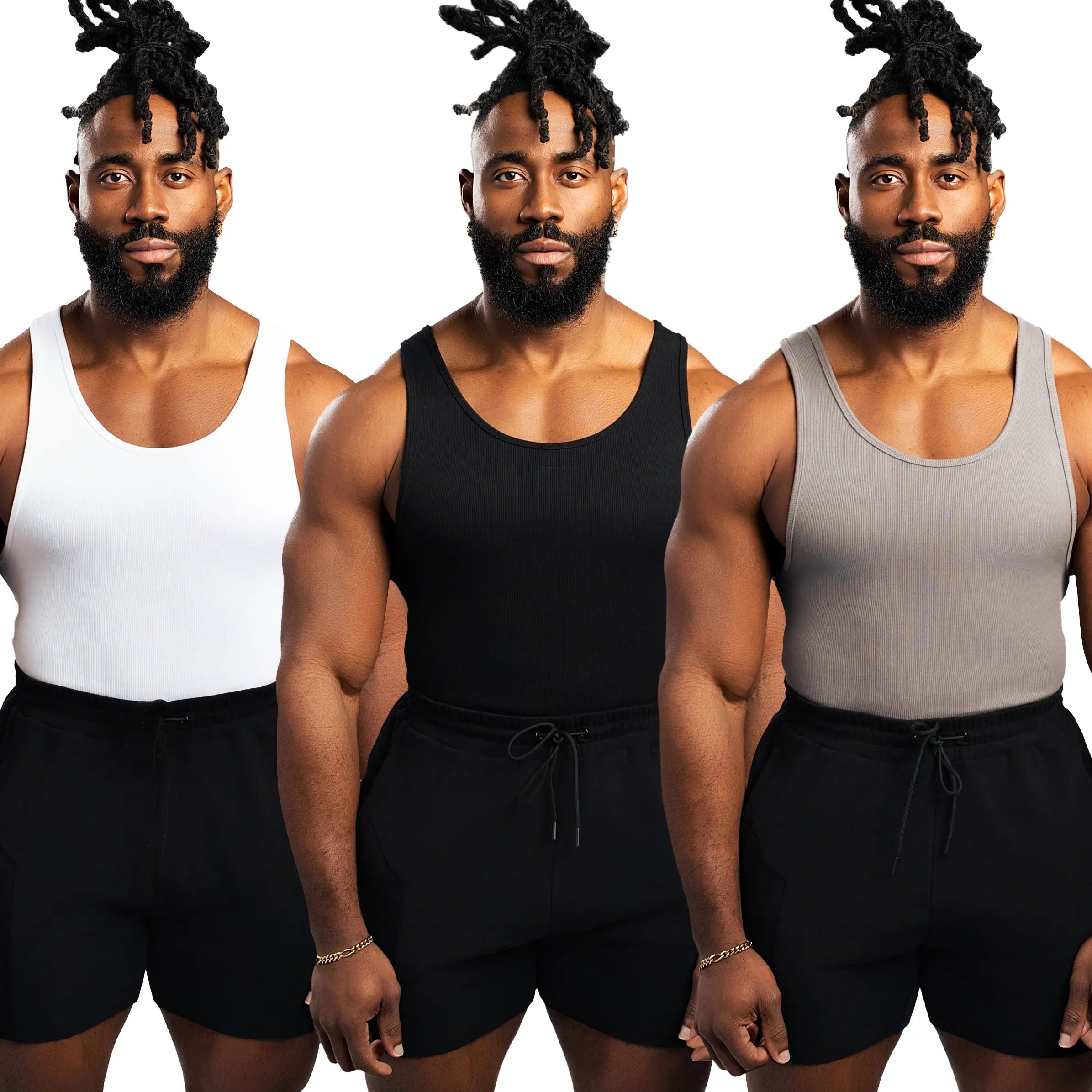 EKKO BEATERS (Please Size up) Cotton Spandex 340gsm Sleeveless Shirt Classic Tank Top - Men's Shirt with Classic Design Fitness Wear Athletic Wear - ekkovision