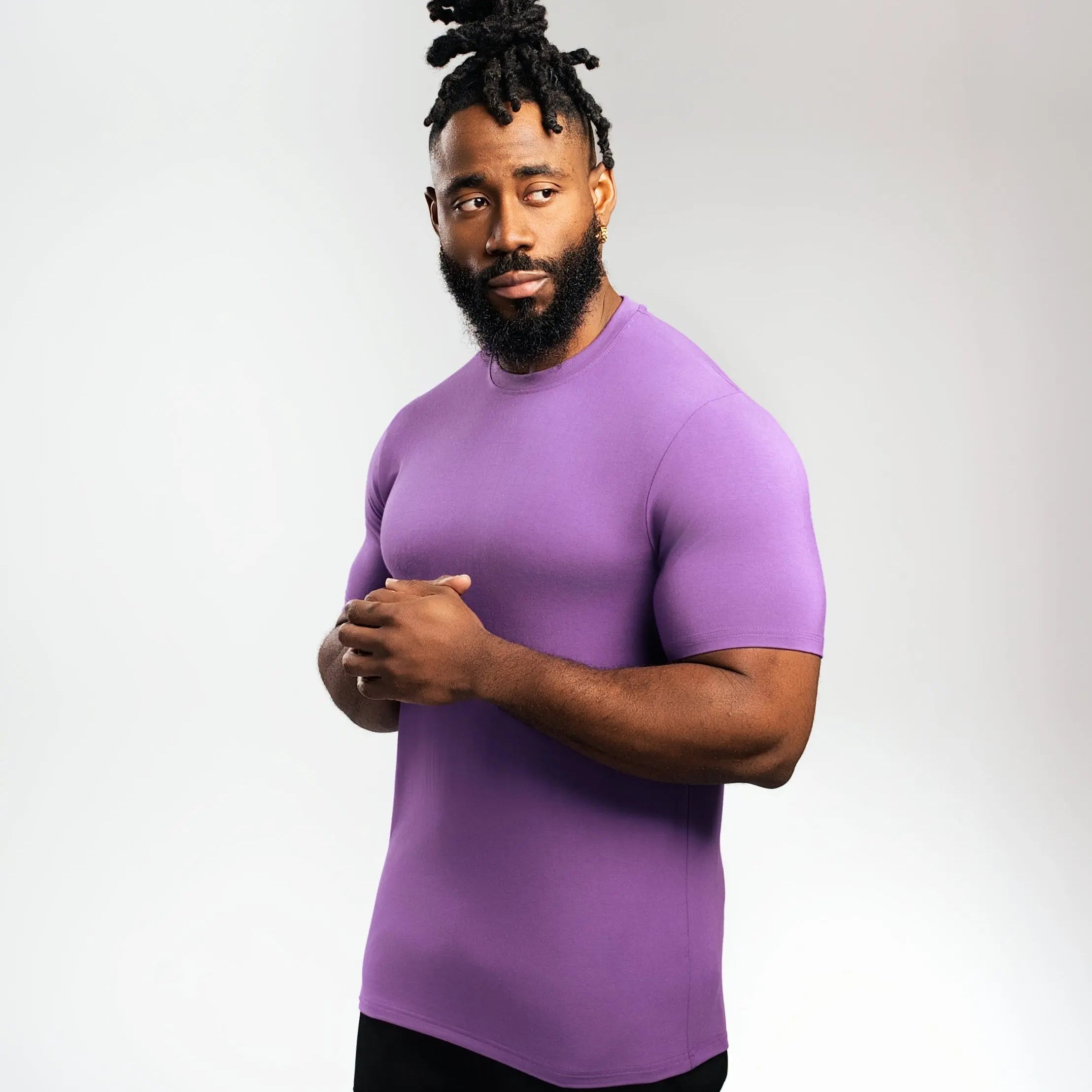 Pink CLEARANCE COLORS MEN'S BLANK FITTED T SHIRT (Copy) ekkovision