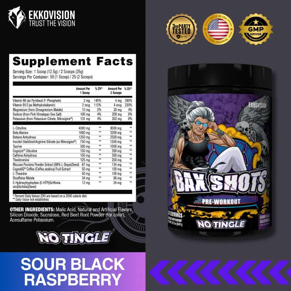 Bax Shots Preworkout - Baxter Signature