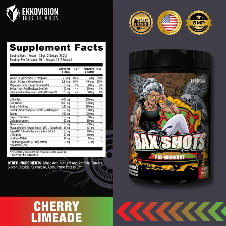 Bax Shots Preworkout - Baxter Signature