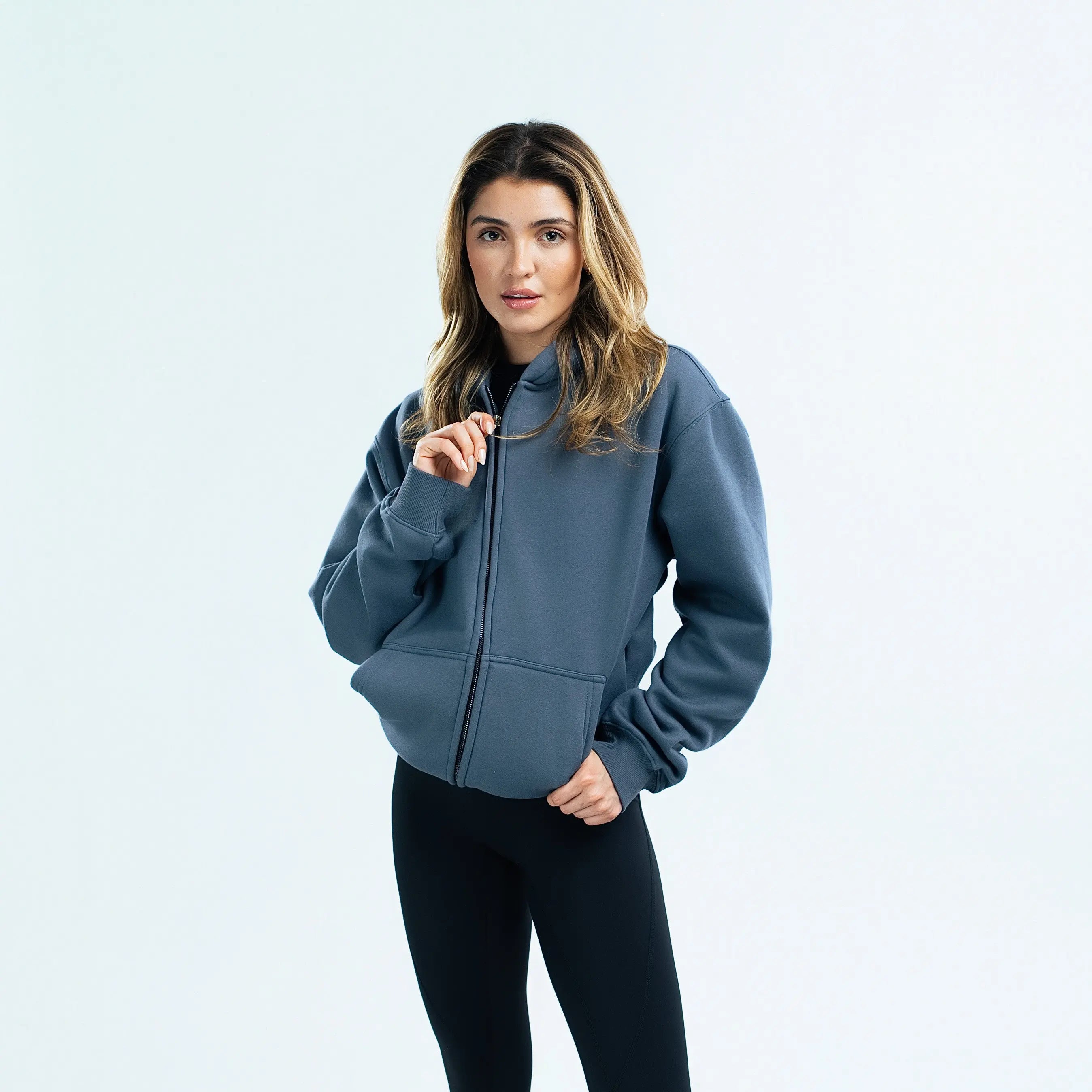 EKKO Blank Zip-Up Hoodie