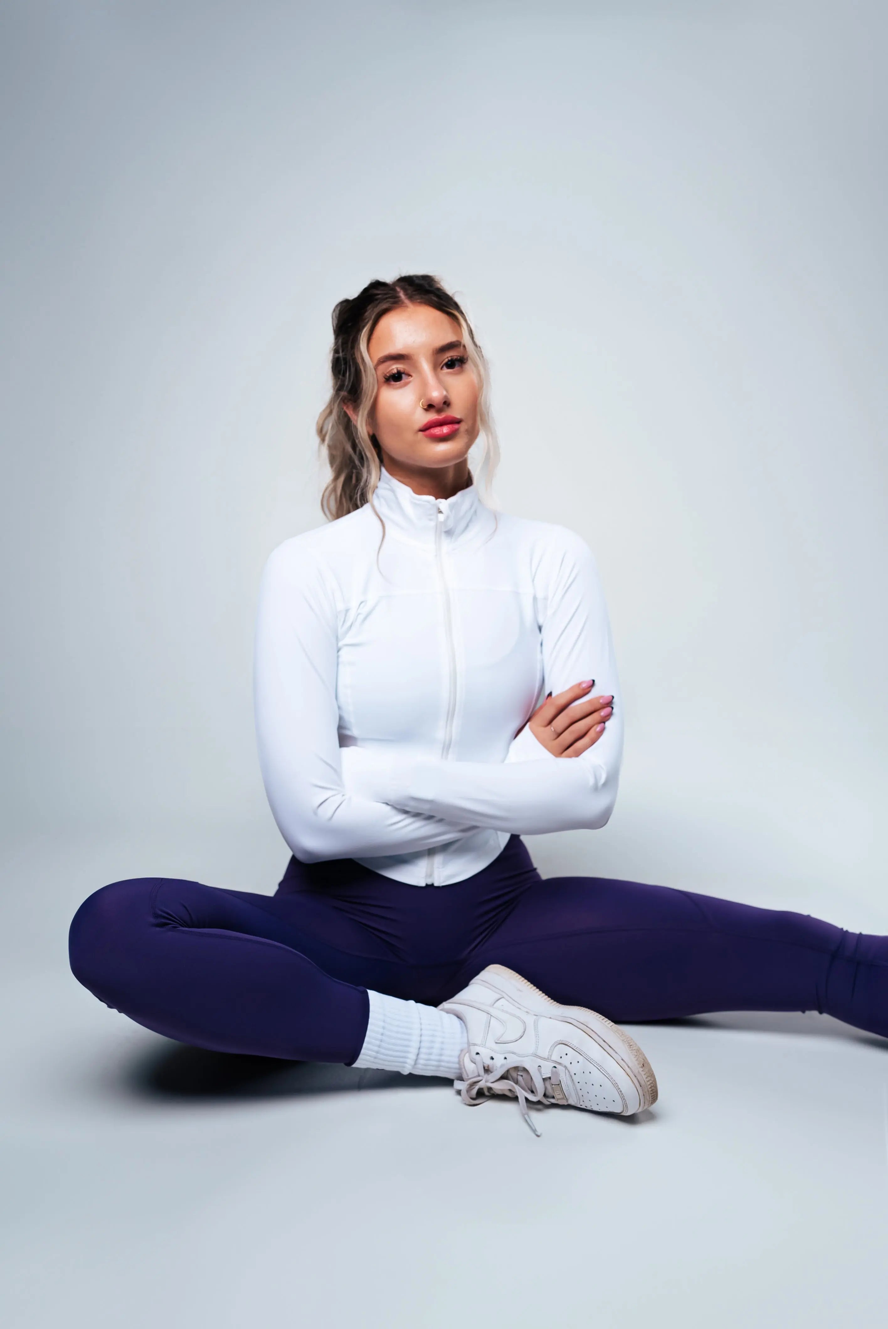 EKKO Womens Nylon Fitted Crop Jacket