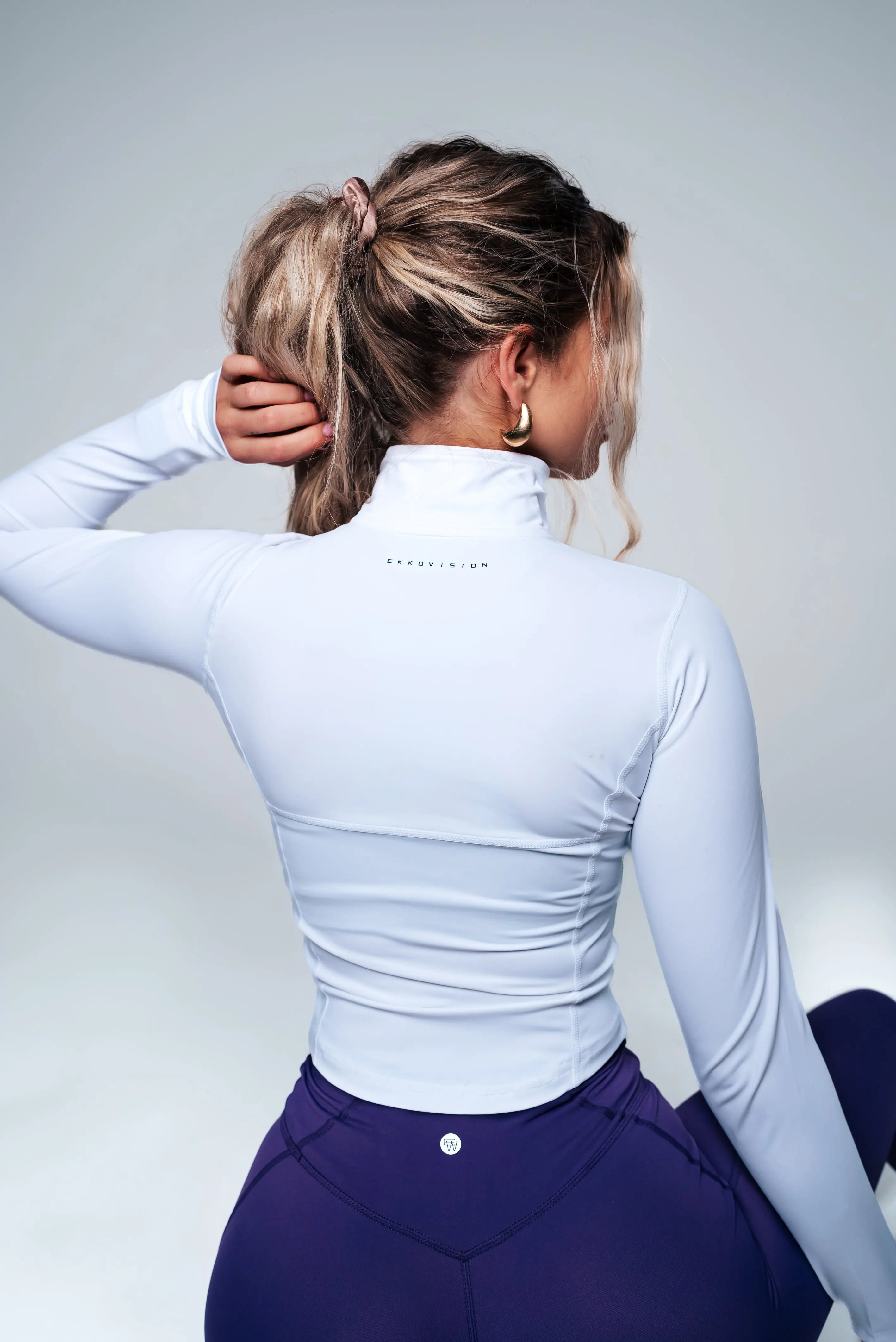 EKKO Womens Nylon Fitted Crop Jacket