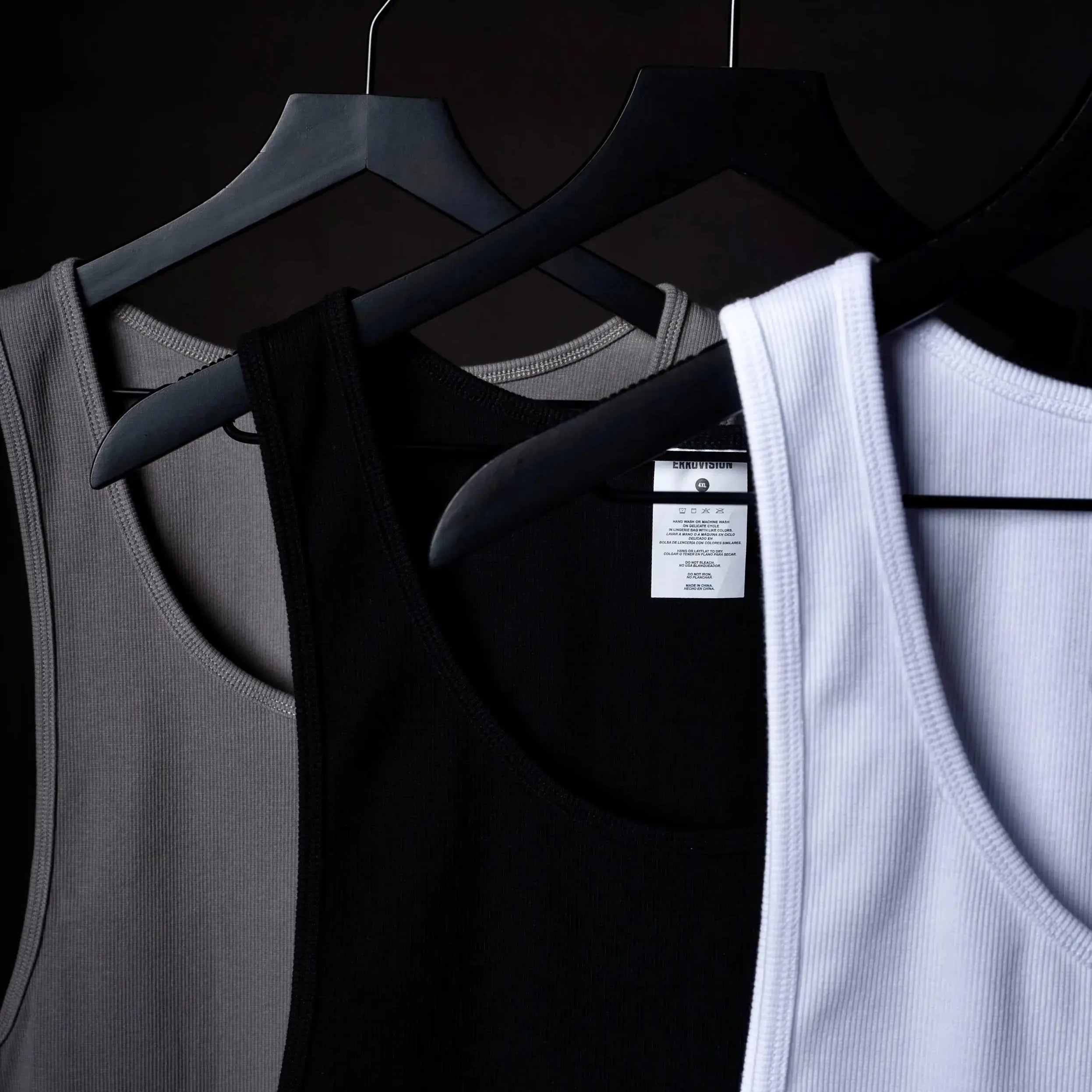 EKKO BEATERS (Please Size up) Cotton Spandex 340gsm Sleeveless Shirt Classic Tank Top - Men's Shirt with Classic Design Fitness Wear Athletic Wear - ekkovision