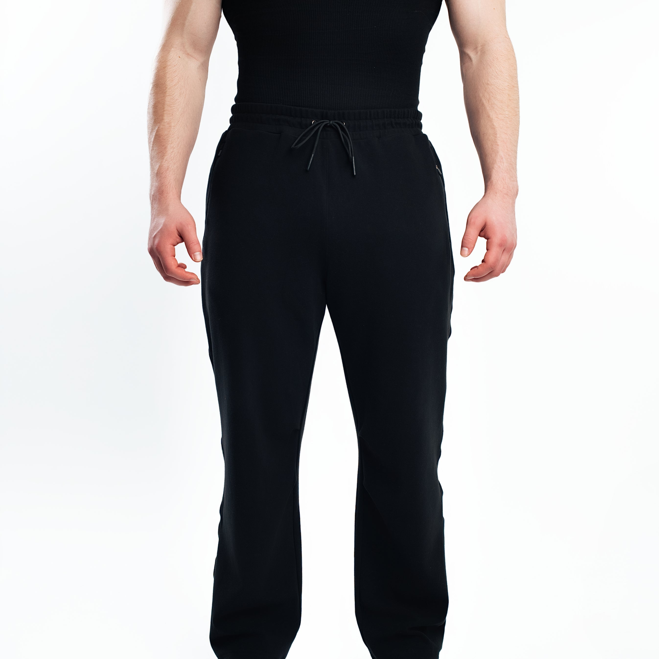 Brushed Cotton Straight Leg Jogger