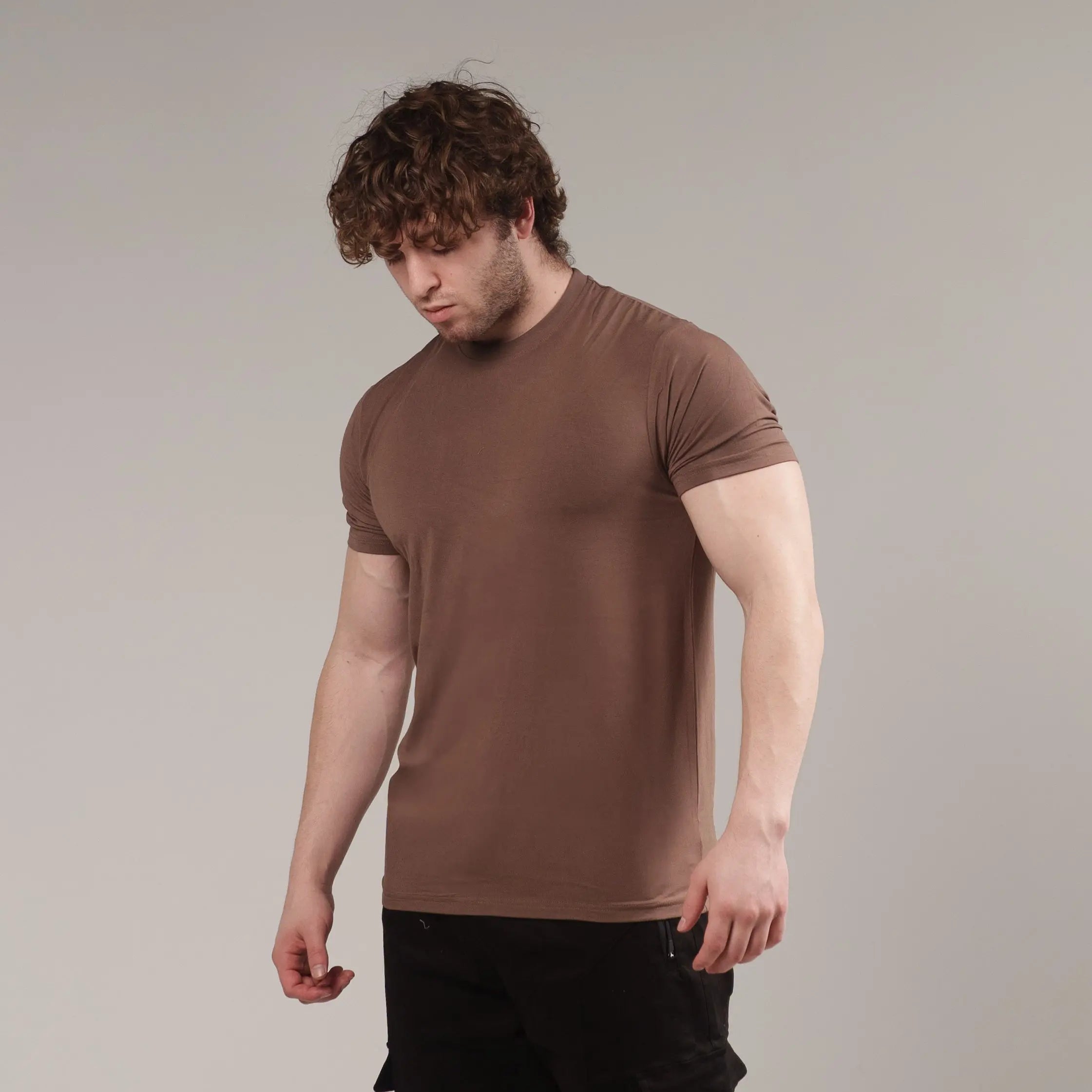 Pink CLEARANCE COLORS MEN'S BLANK FITTED T SHIRT (Copy) ekkovision