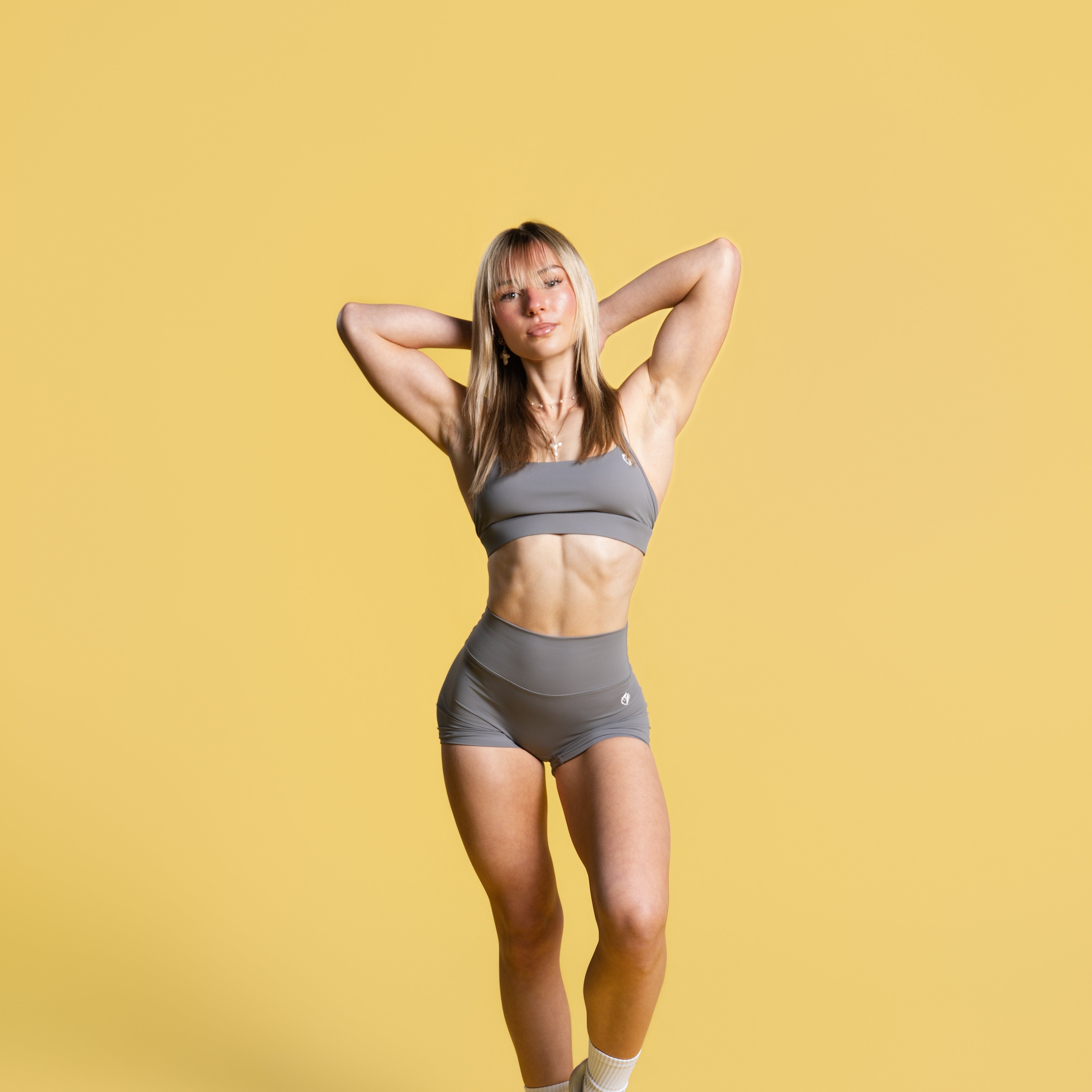 Ekko Womens Minimal Halter Sports Bra