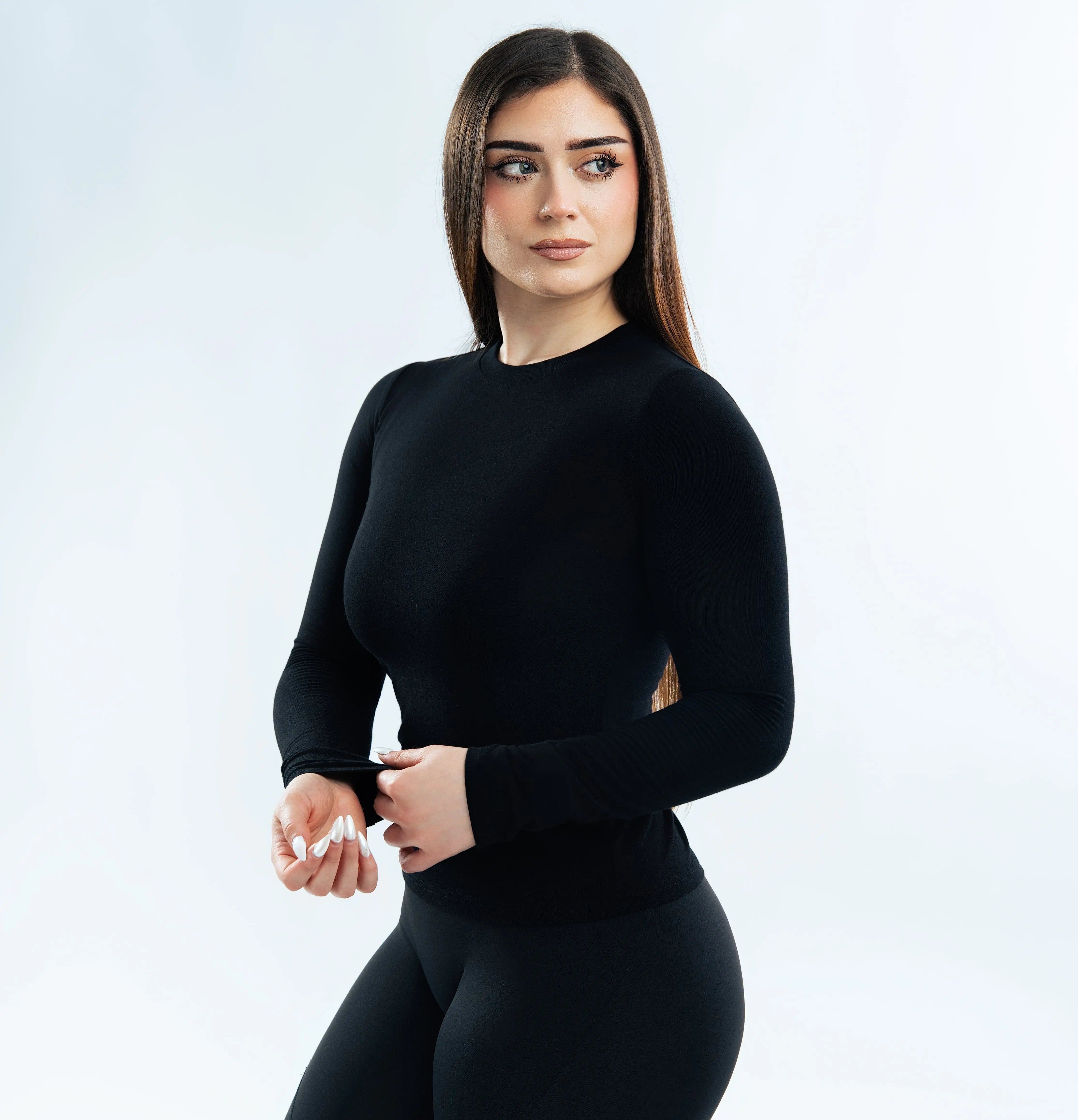 EKKO Womens Blank Long Sleeve Shirt