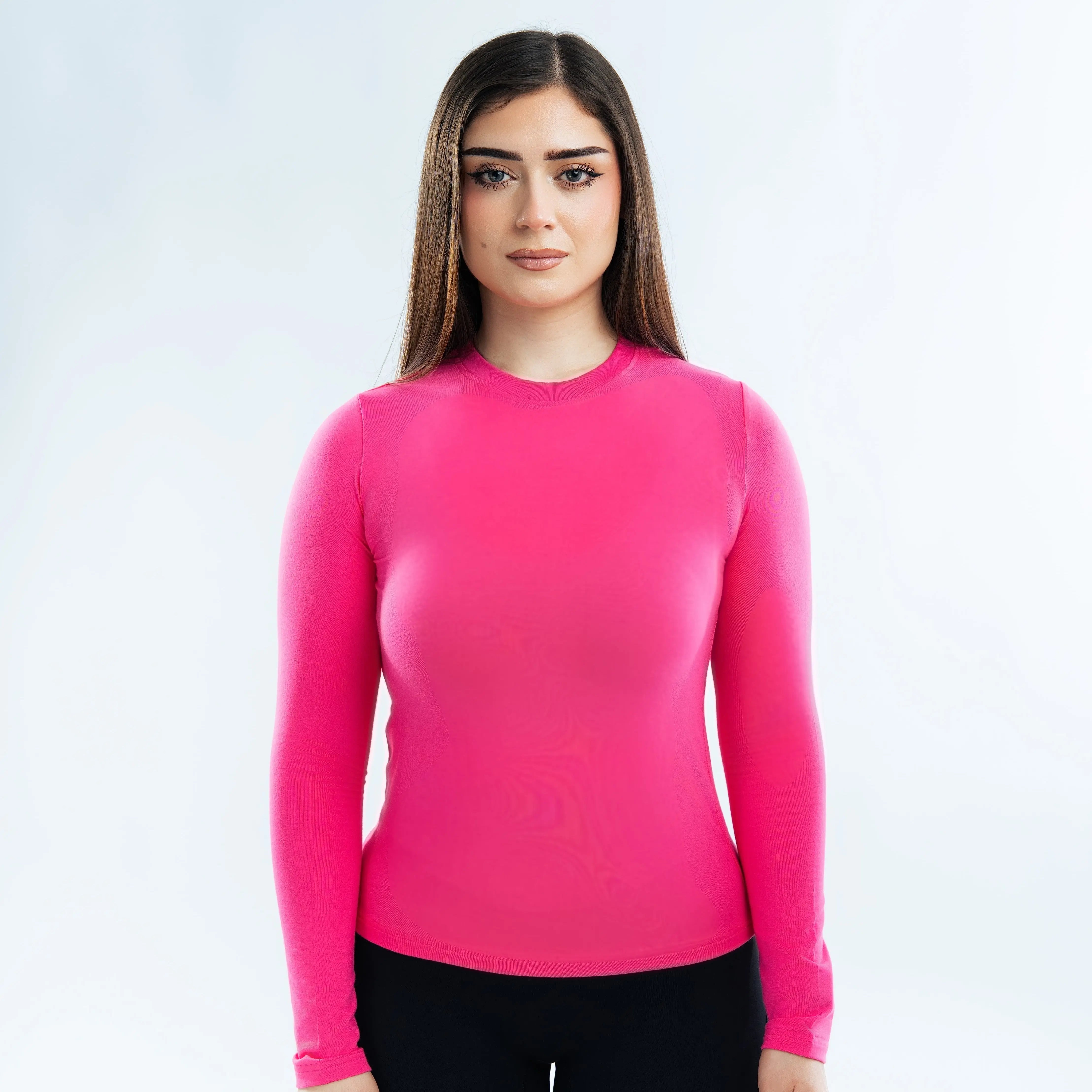 CLEARANCE Womens Blank Long Sleeve Shirt