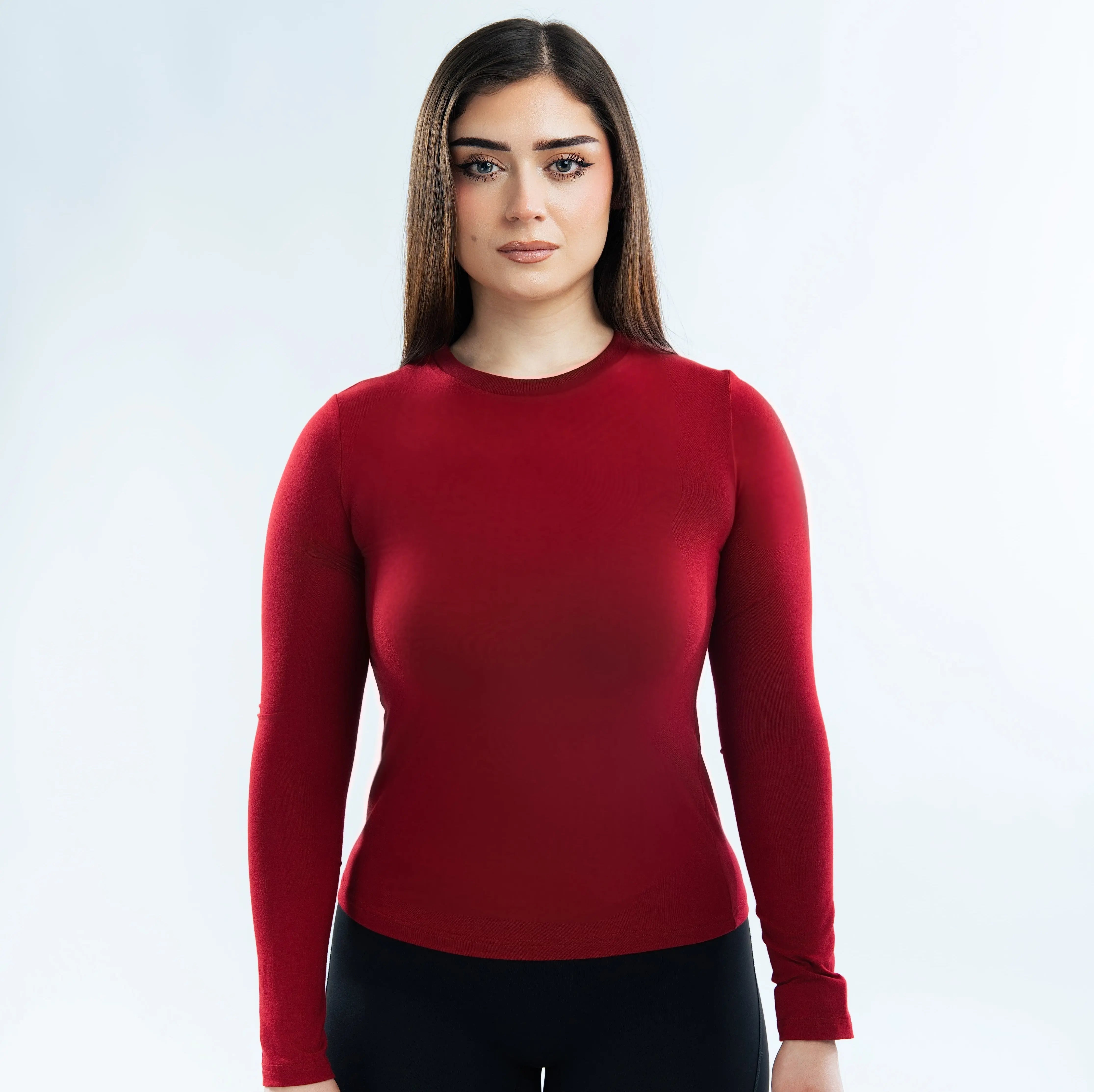 EKKO Womens Blank Long Sleeve Shirt