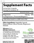 Ekko MAGTEIN Magnesium L-Threonate 3rd Party Tested