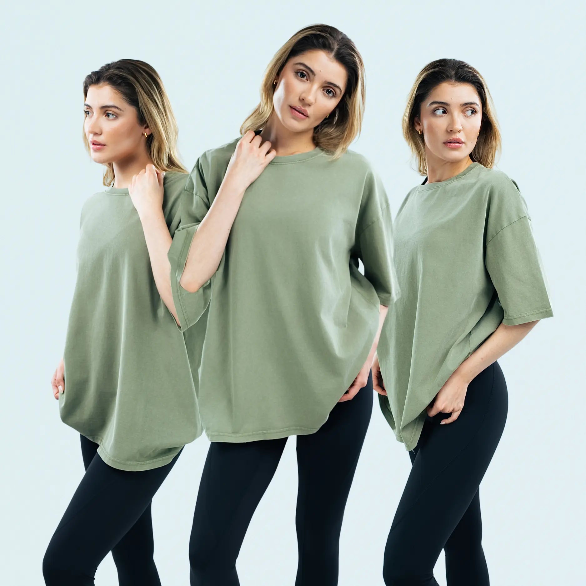 BLANK Acid Washed 100% Cotton Oversized T-shirt | Made in Bangladesh