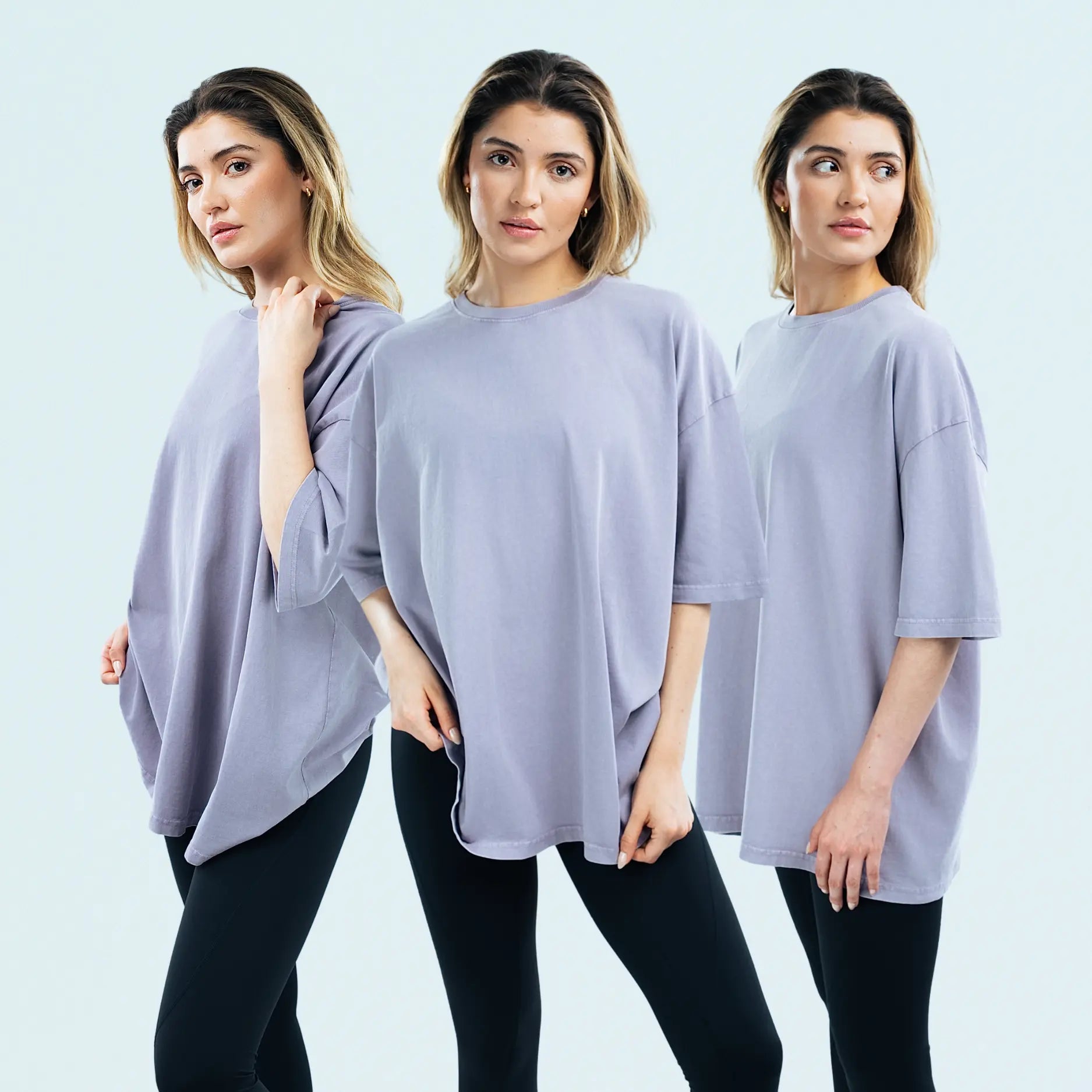 BLANK Acid Washed 100% Cotton Oversized T-shirt | Made in Bangladesh