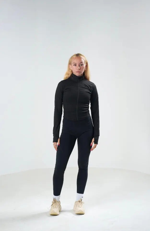 EKKO Womens Nylon Fitted Crop Jacket