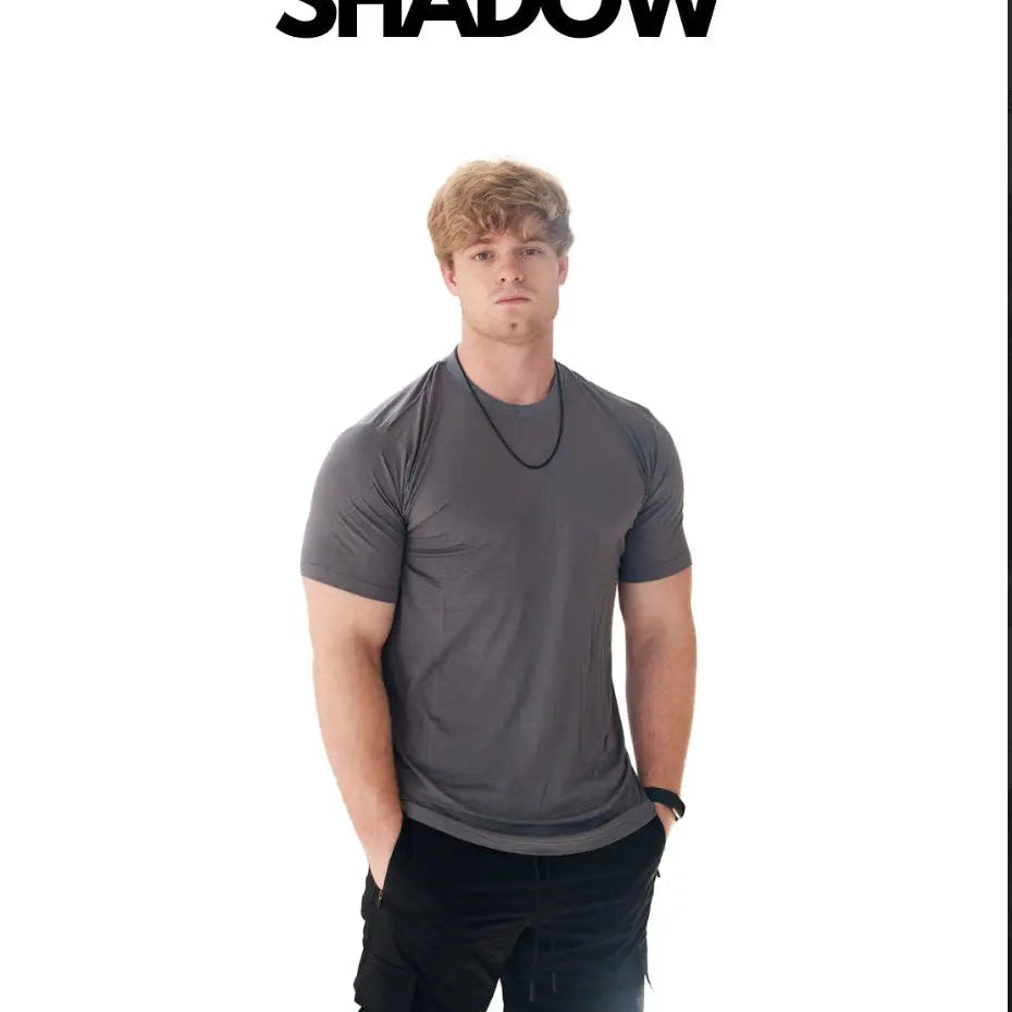 Powder Blue CLEARANCE COLORS MEN'S BLANK FITTED T SHIRT (Copy) ekkovision