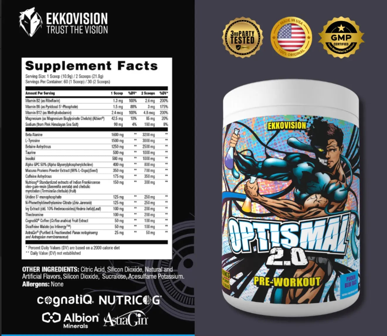 EKKO OPTISMAL PREWORKOUT - TNF Signature