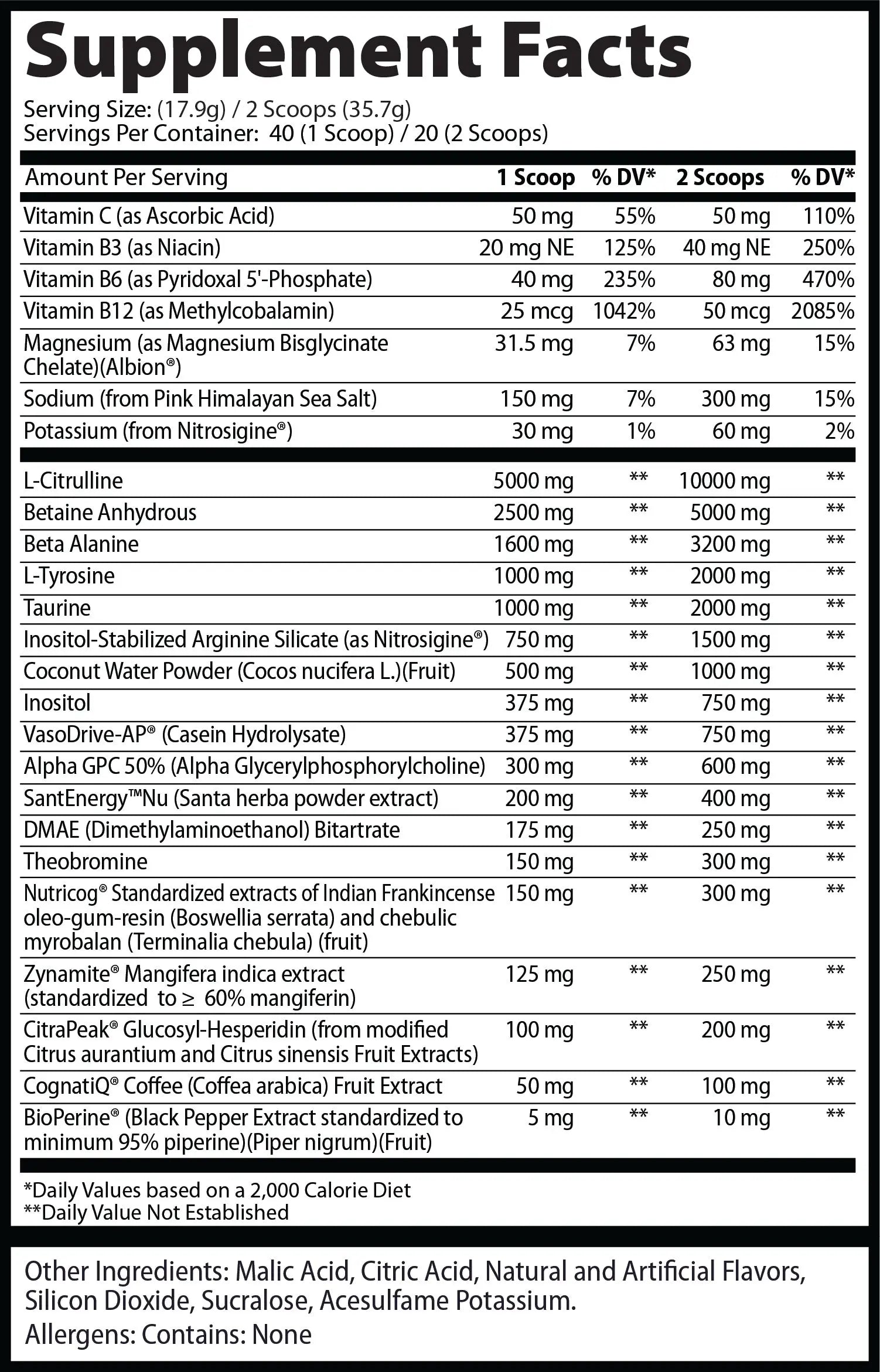 EKKO SATORI 4.0 Face Off Preworkout - STIM FREE