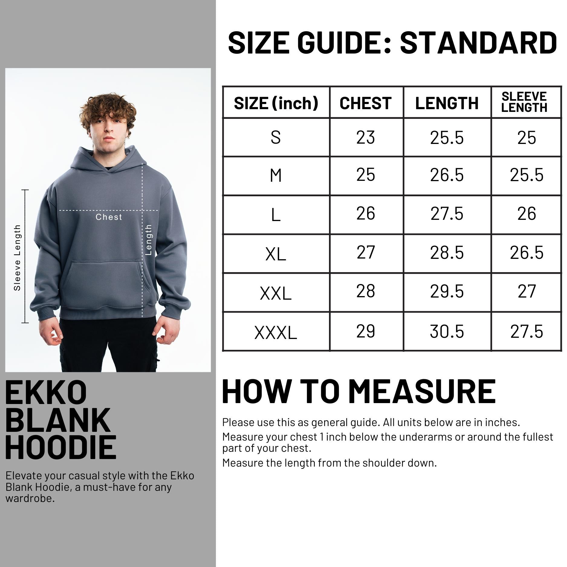 EKKO Blank Hoodie - ekkovision