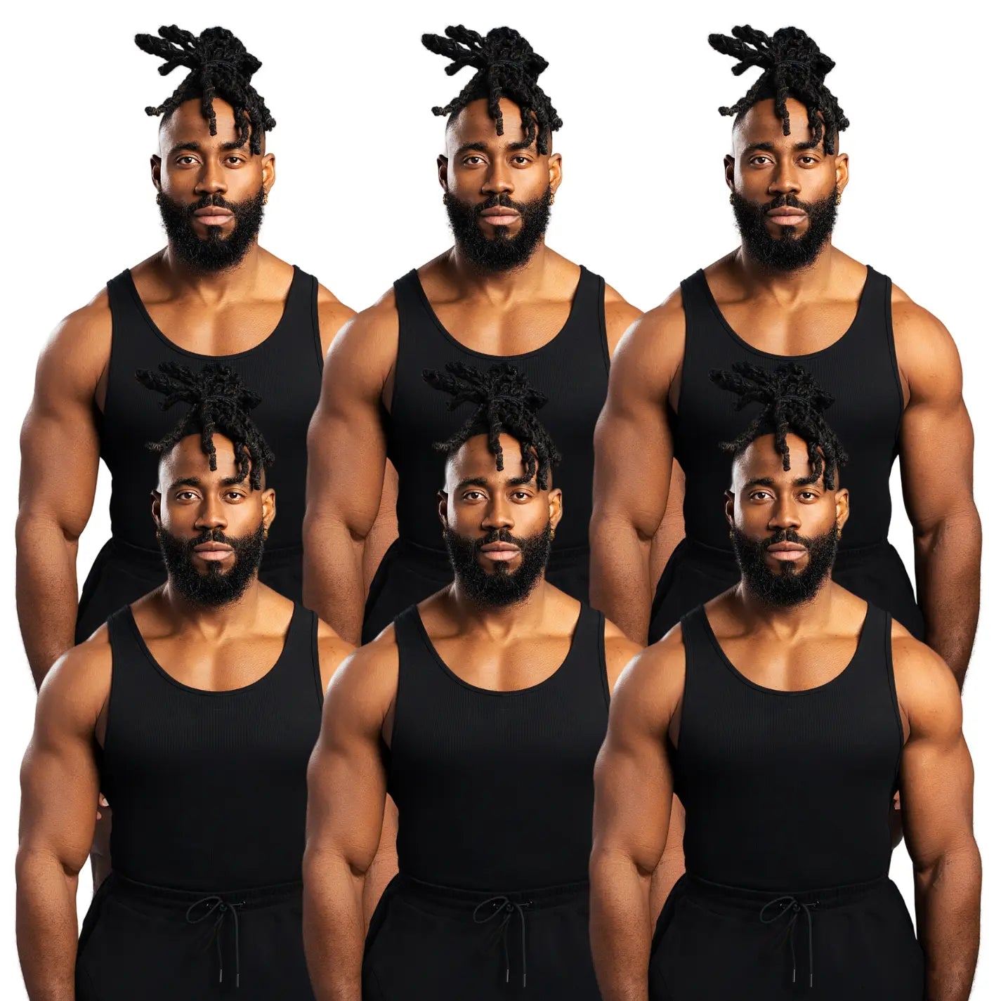 EKKO BEATERS (Please Size up) Cotton Spandex 340gsm Sleeveless Shirt Classic Tank Top - Men's Shirt with Classic Design Fitness Wear Athletic Wear - ekkovision