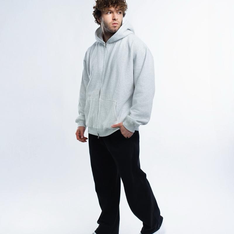 EKKO Blank Zip-Up Hoodie - Polar Fleece 380 GSM - Unisex