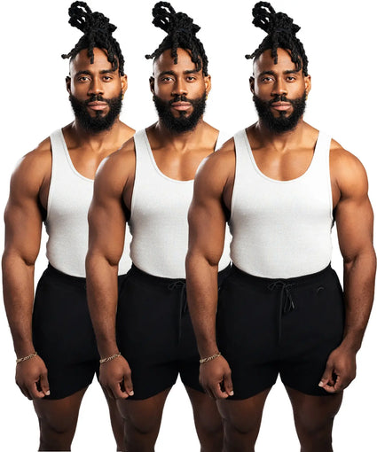 EKKO BEATERS (Please Size up) Cotton Spandex 340gsm Sleeveless Shirt Classic Tank Top - Men's Shirt with Classic Design Fitness Wear Athletic Wear - ekkovision