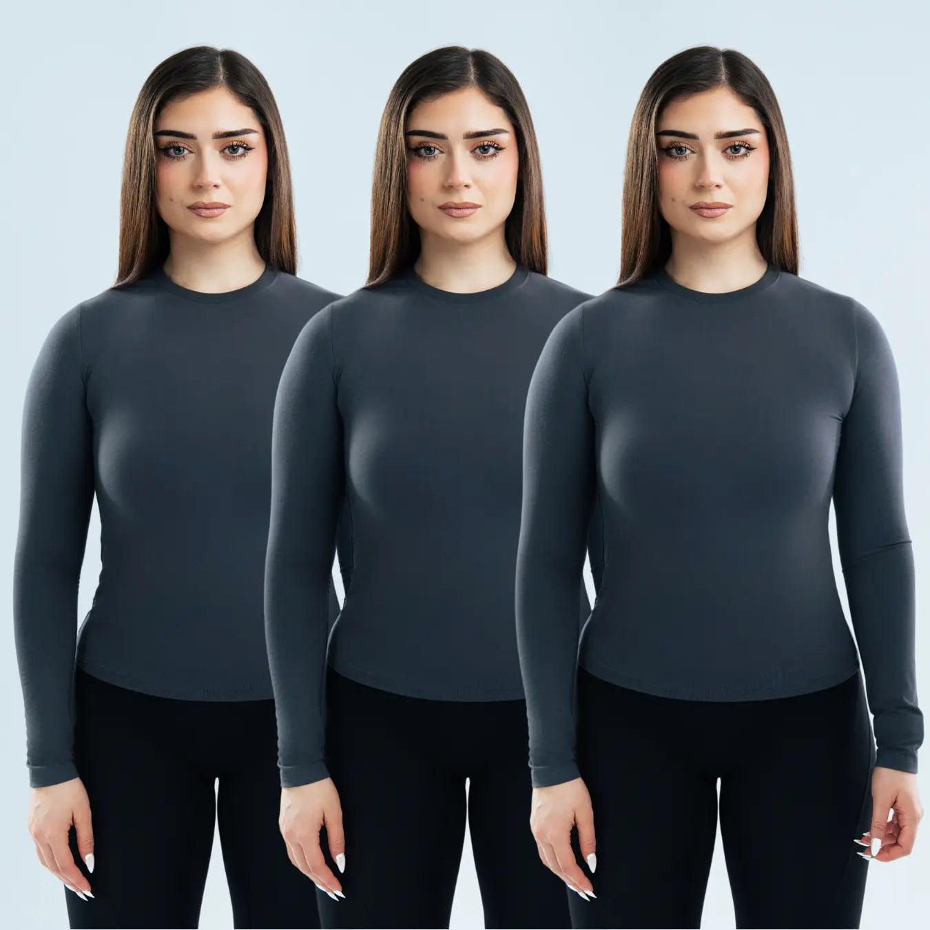 Ekko Womens Blank Long Sleeve Shirt