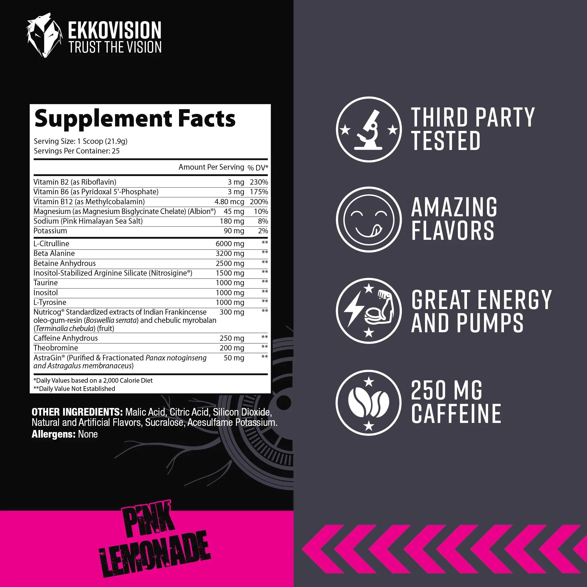 Ekko OB Mix Preworkout - Dylan Signature - ekkovision