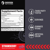 EKKO Creatine Gummies 300 Gummies 3RD Party Tested