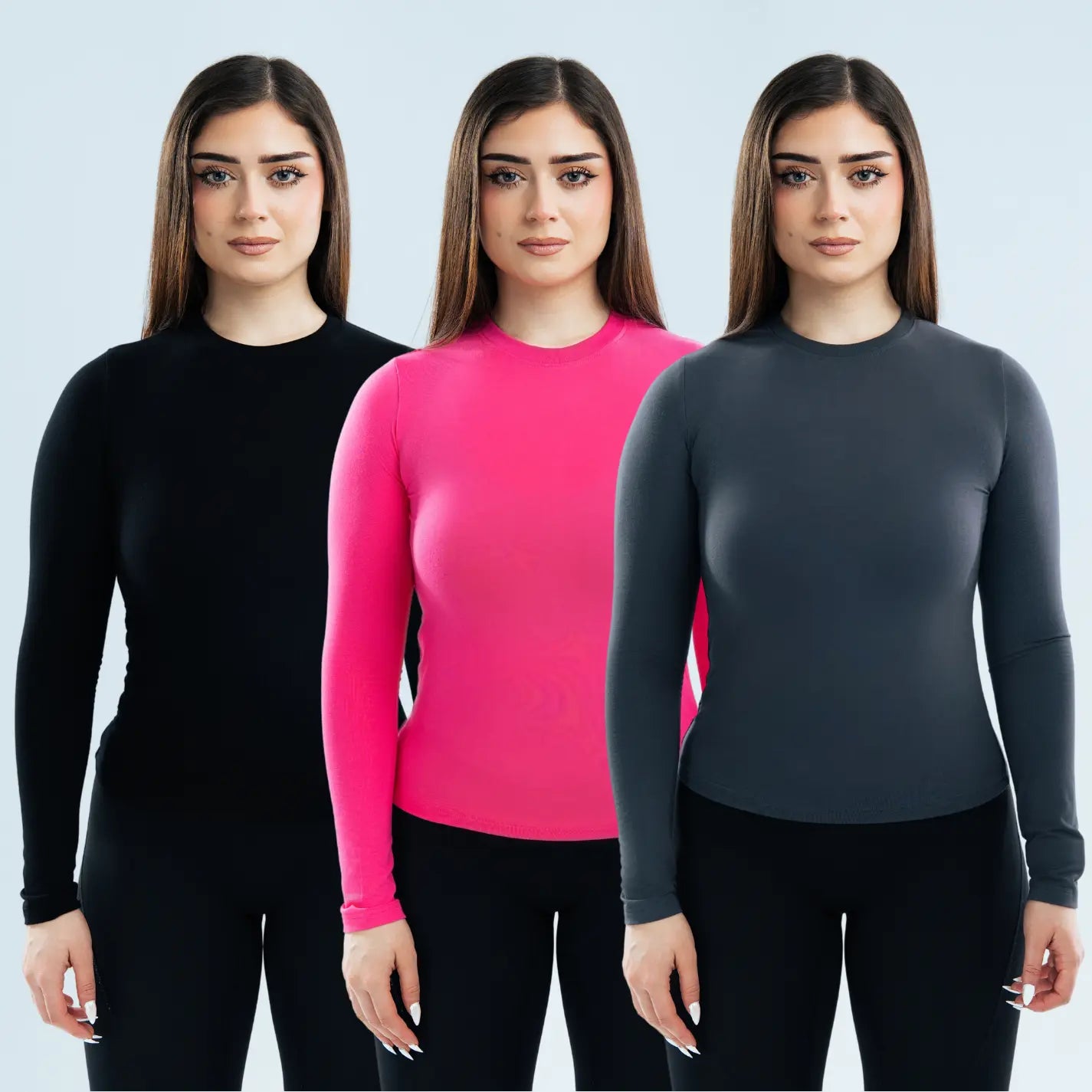 Ekko Womens Blank Long Sleeve Shirt