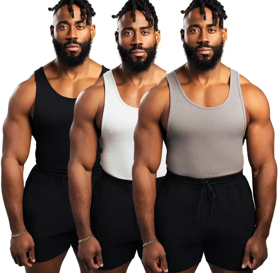EKKO BEATERS (Please Size up) Cotton Spandex 340gsm Sleeveless Shirt Classic Tank Top - Men's Shirt with Classic Design Fitness Wear Athletic Wear - ekkovision