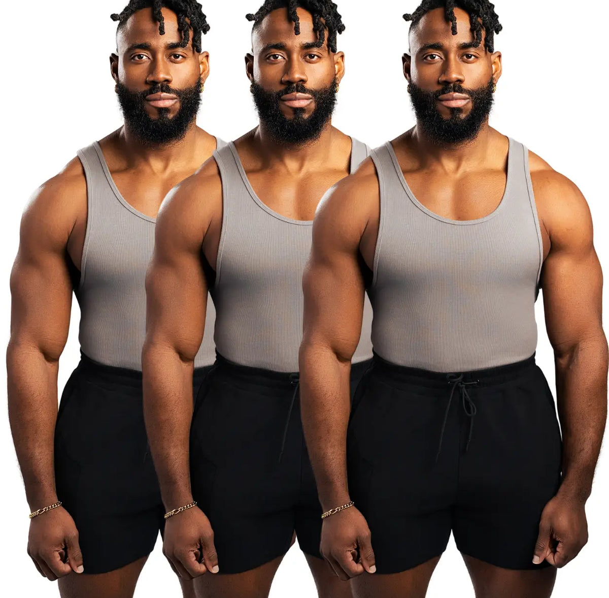 EKKO BEATERS (Please Size up) Cotton Spandex 340gsm Sleeveless Shirt Classic Tank Top - Men's Shirt with Classic Design Fitness Wear Athletic Wear - ekkovision
