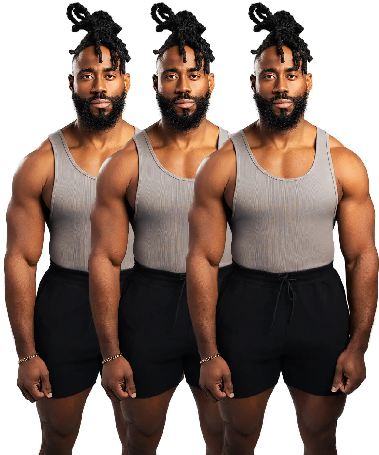 EKKO BEATERS (Please Size up) Cotton Spandex 340gsm Sleeveless Shirt Classic Tank Top - Men's Shirt with Classic Design Fitness Wear Athletic Wear - ekkovision