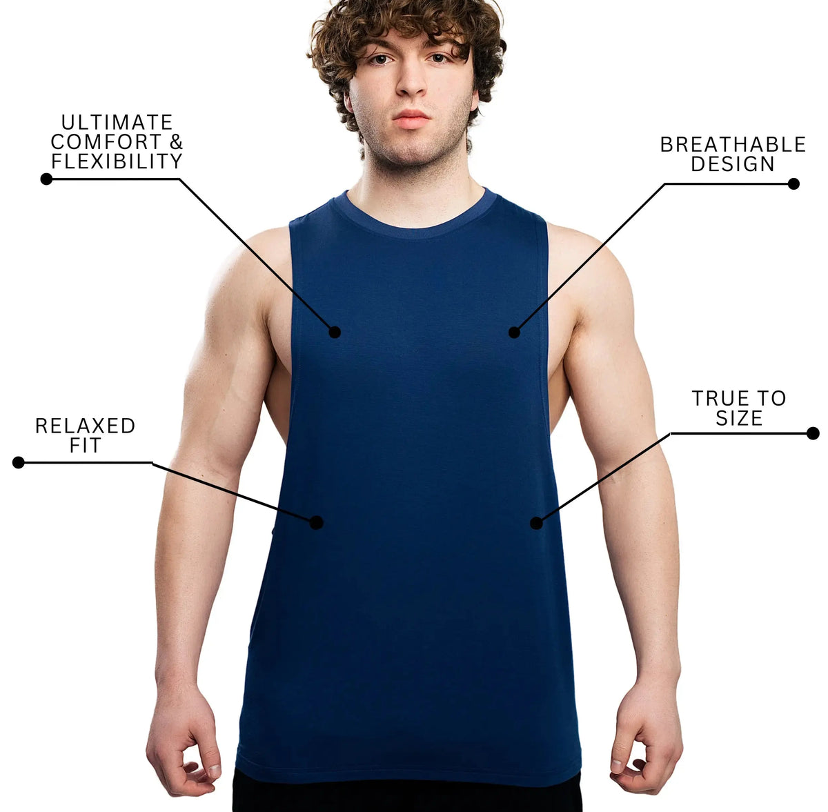 Clearance Ekko Cut Off Tank ekkoclothing