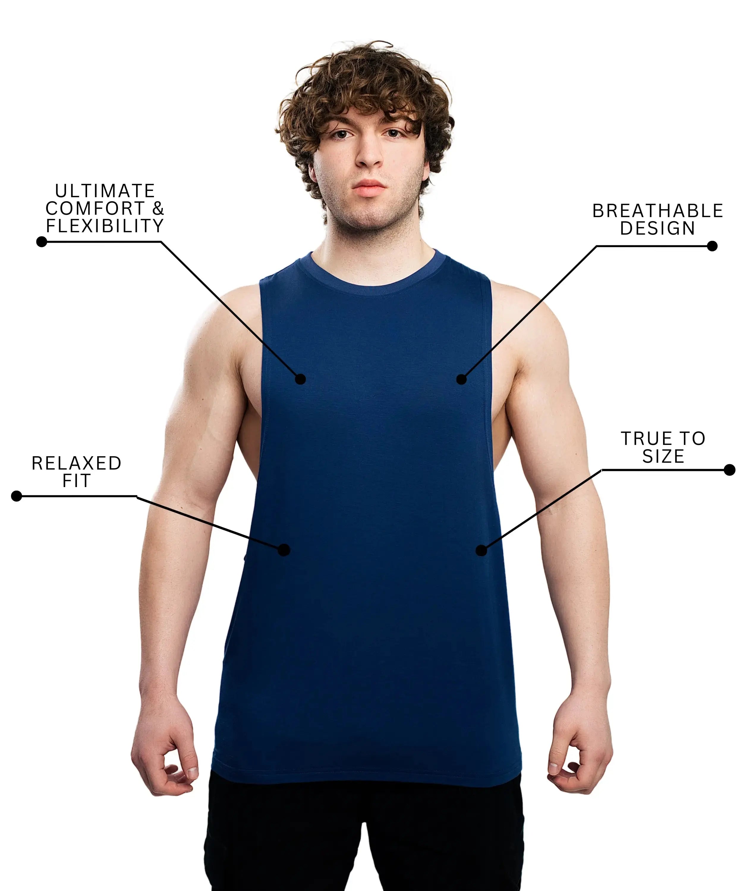 Clearance Ekko Cut Off Tank ekkoclothing