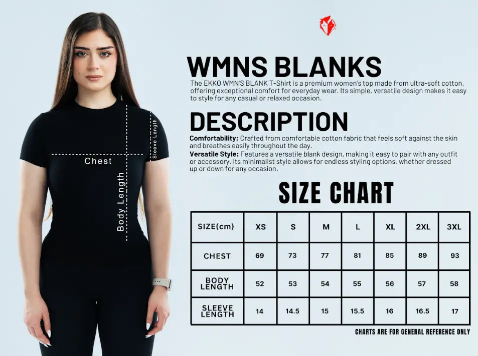 WMNS Ekko BLANK FITTED T SHIRT