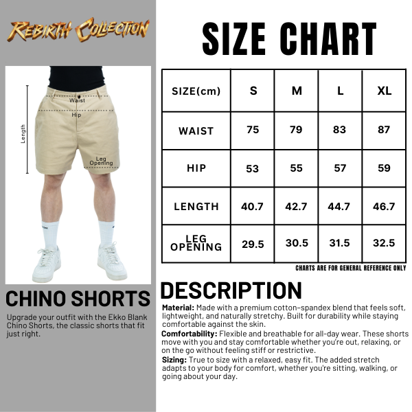 EKKO Chino Shorts