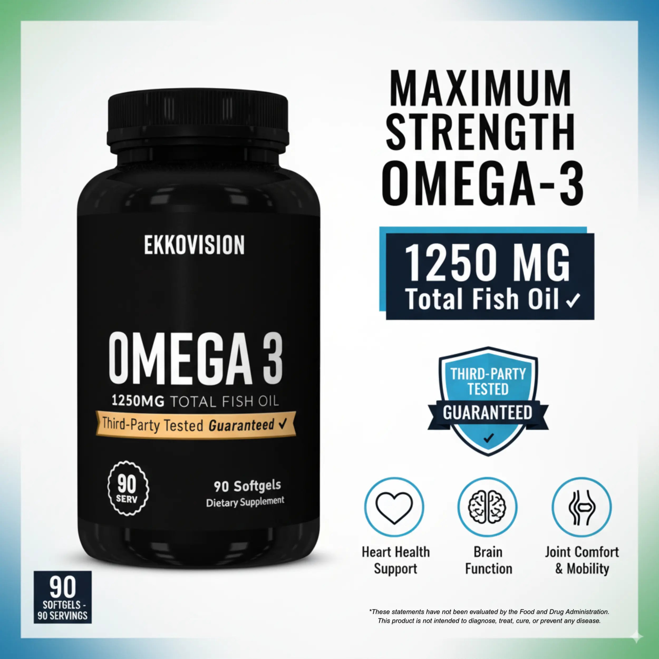 Omega 3 Fish Oil 90 servings