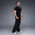 Premium Modal Cropped Fitted Blank Short Sleeve Shirt