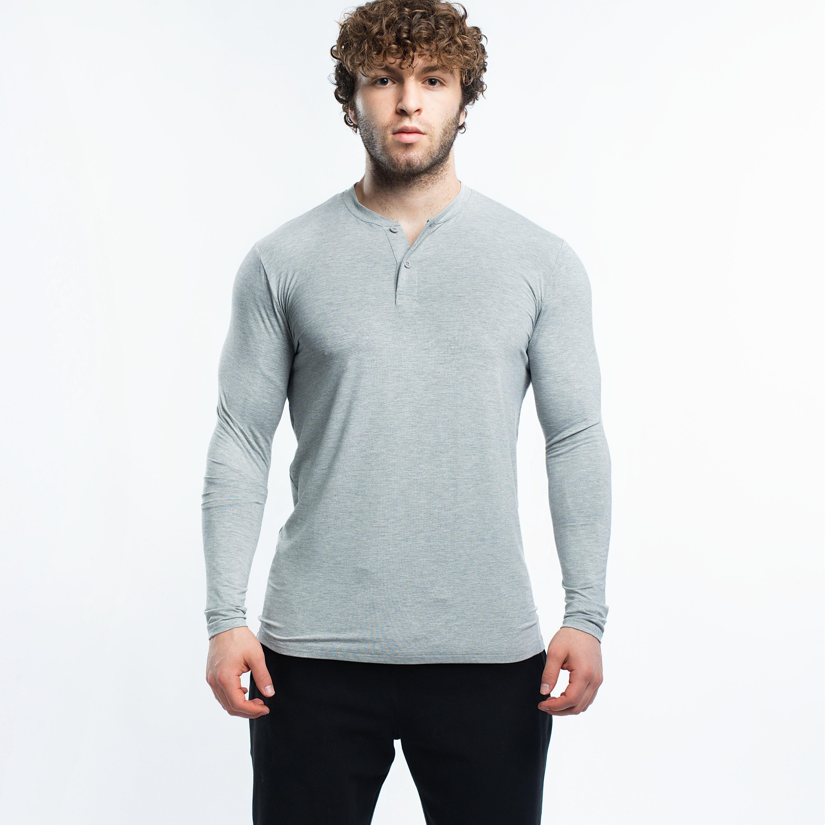 EKKO Blank Henley Long Sleeve