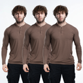 EKKO Blank Henley Long Sleeve