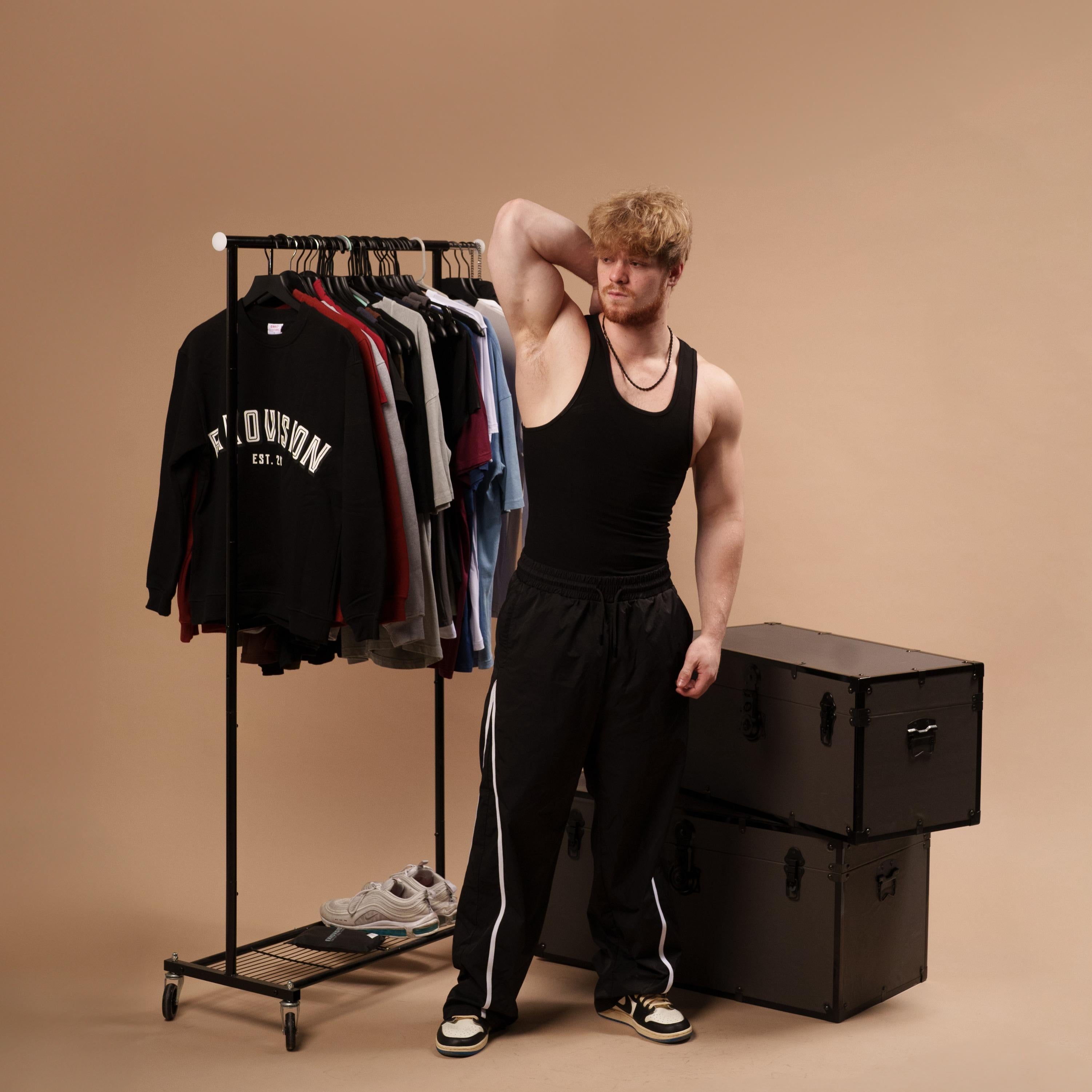 EKKO Straight Leg Track Pant