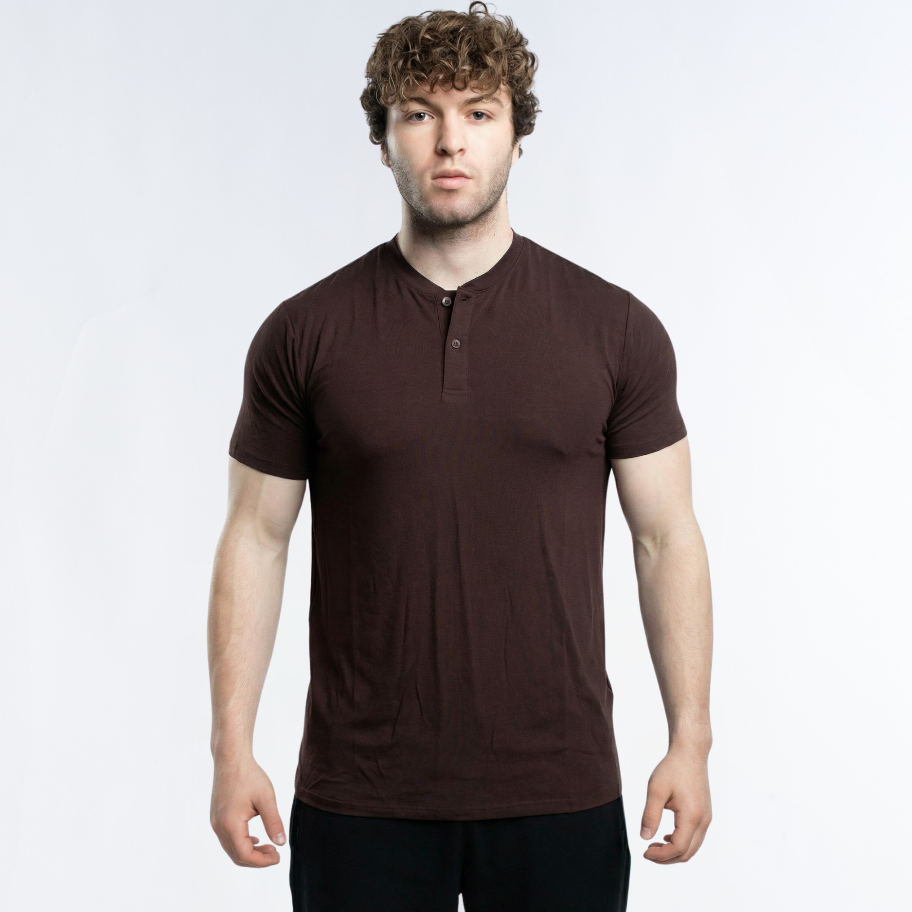 EKKO Blank Henley Short Sleeve