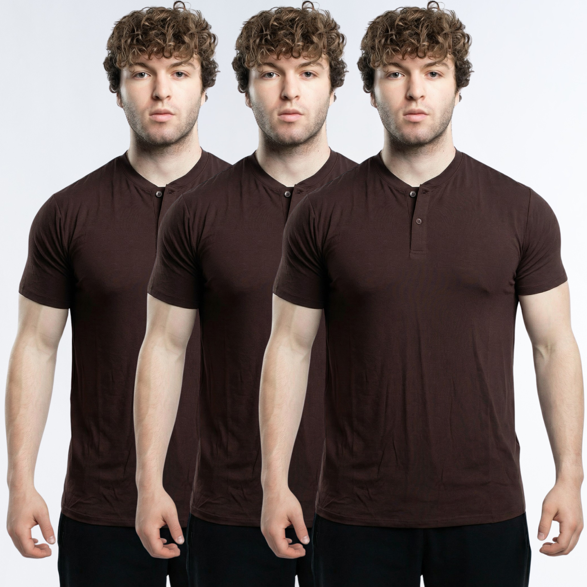 EKKO Blank Henley Short Sleeve