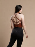 Ekko Womens Back Cross Top