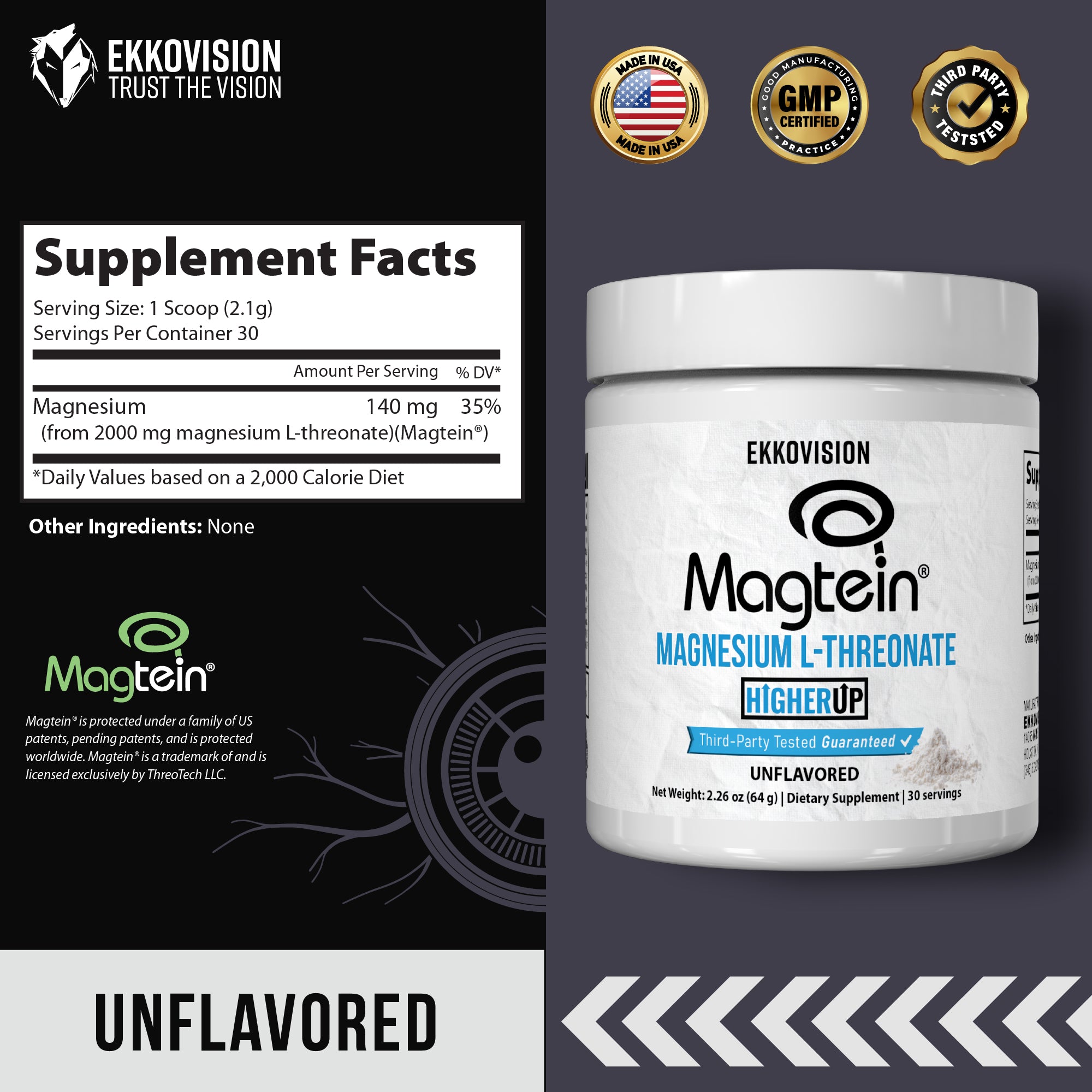 Magtein® Magnesium L-Threonate – Brain Support by Ekkovision