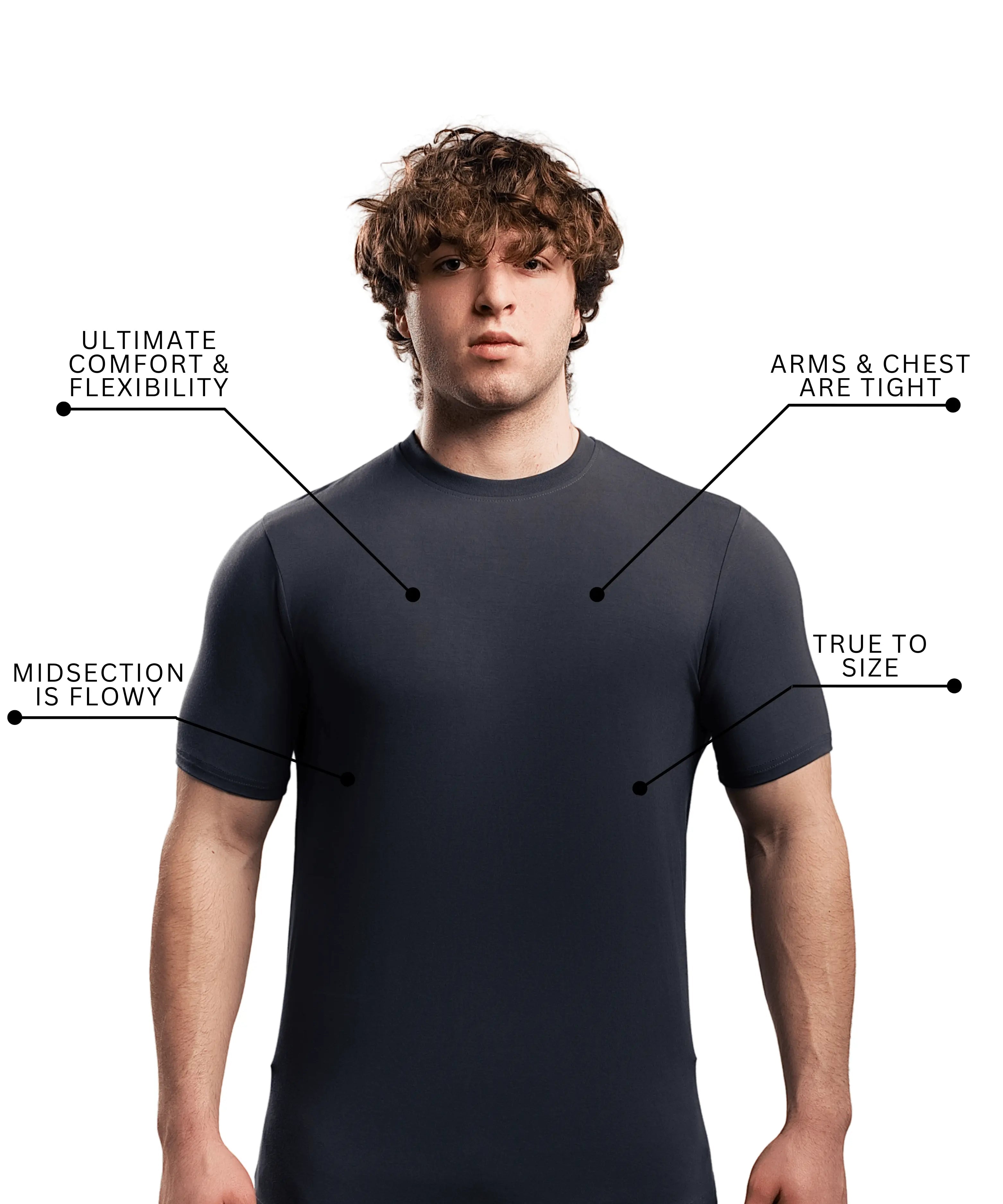 Black EKKO BLANK T Shirt (True to size) (Copy) ekkovision